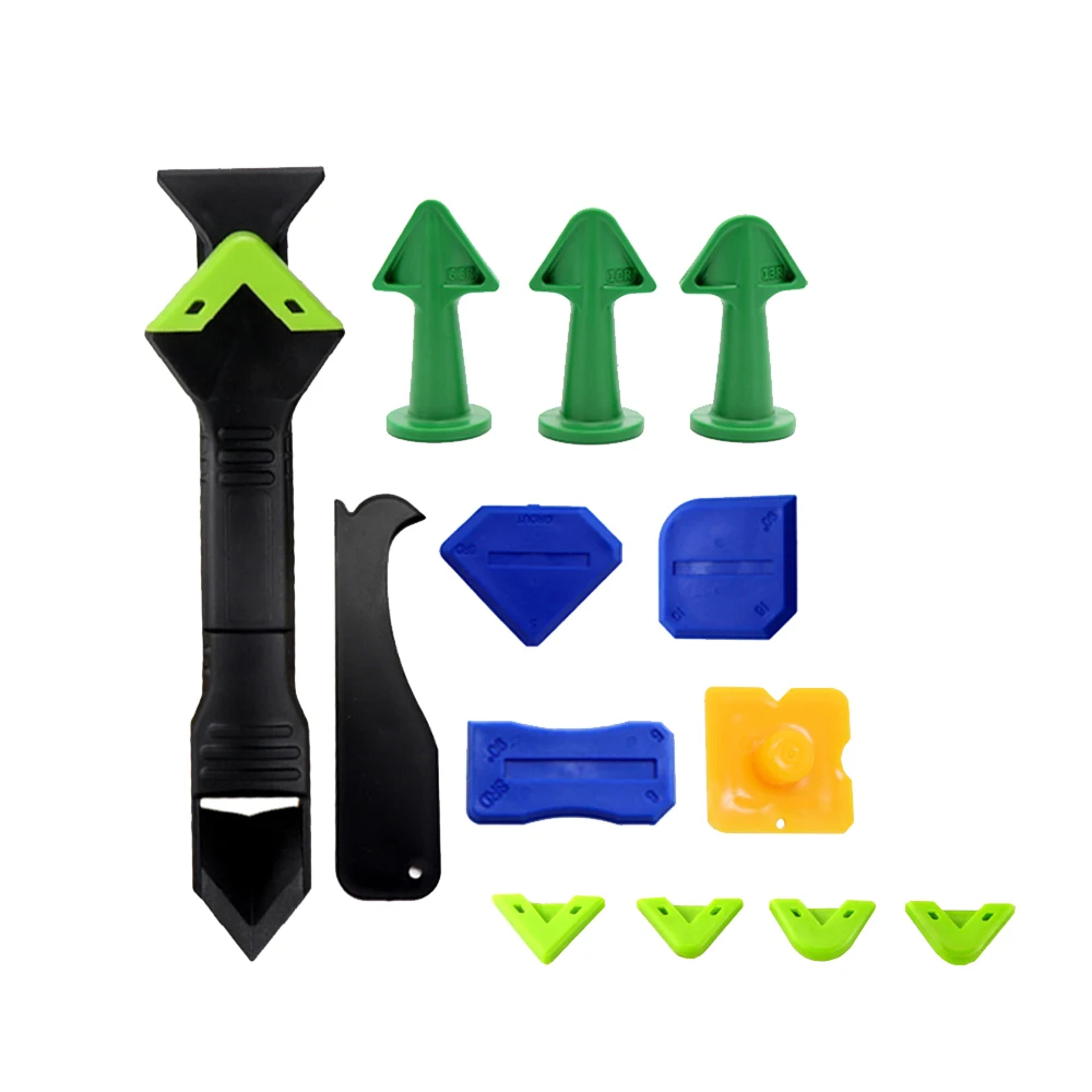 caulking tool silicone remover & sealant finishing kit for professional caulk repairs