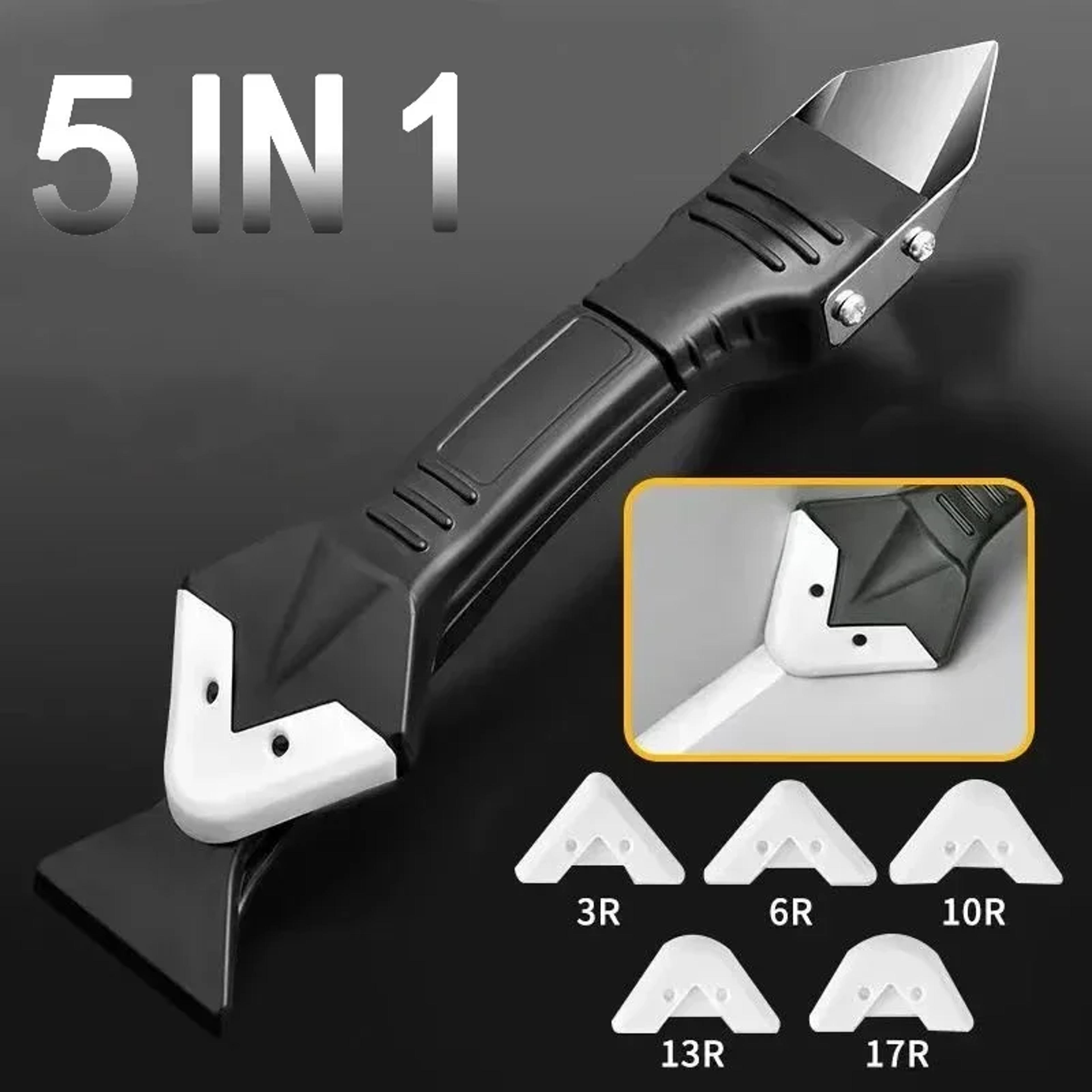 caulking tool kit with silicone scraper and sealant remover for smooth professional finishes