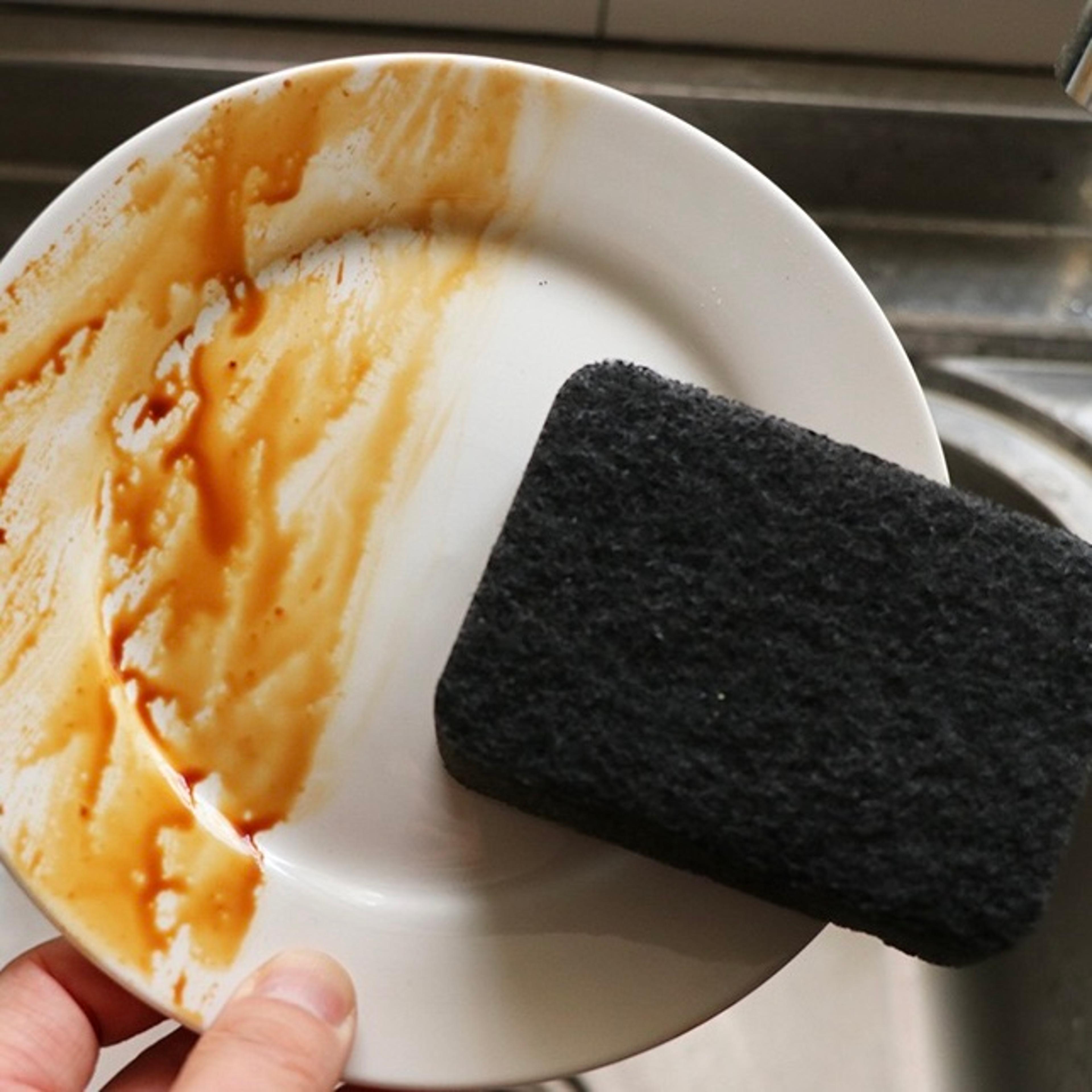 durable cleaning sponge scrubbing pads for kitchen, bathroom & multi surface cleaning