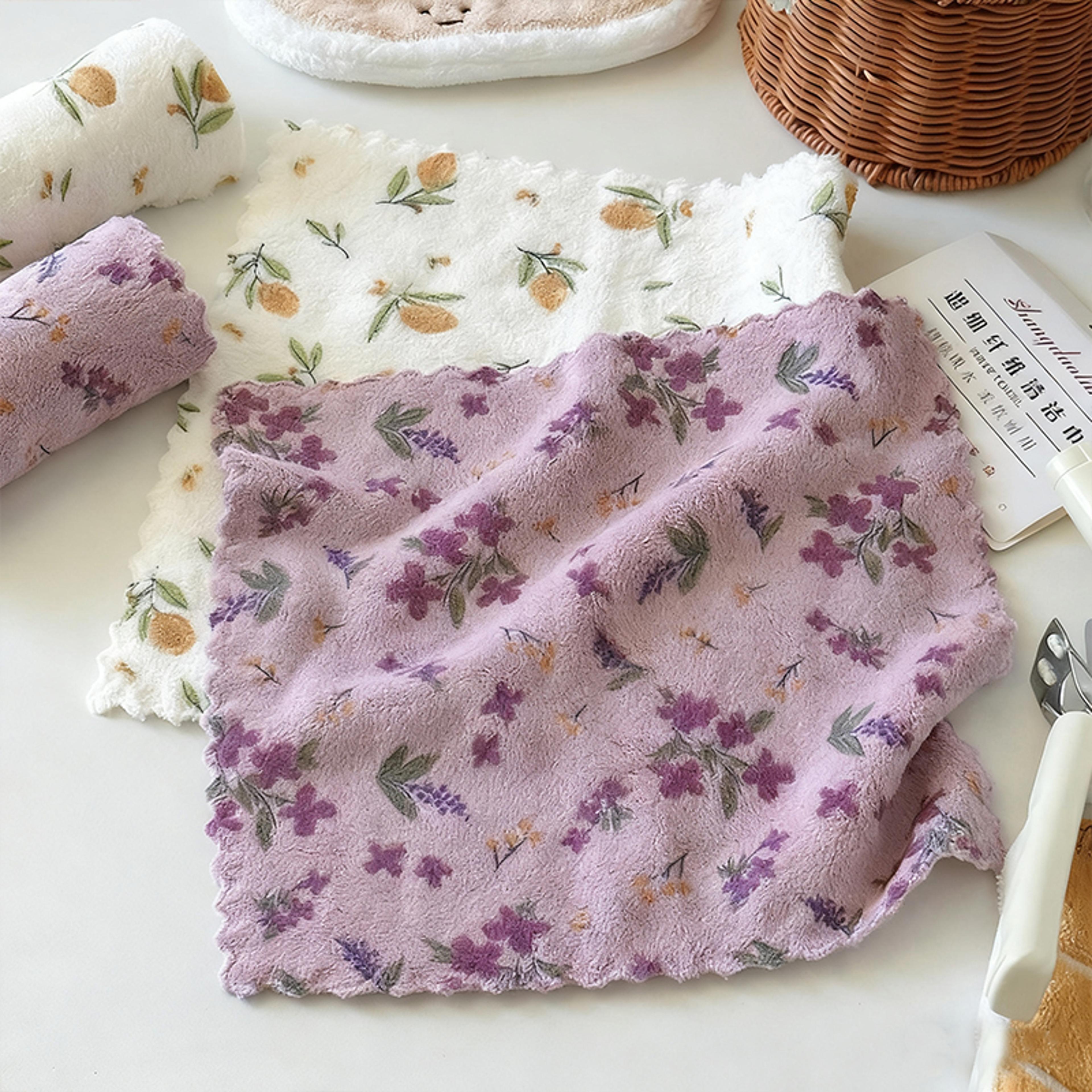 ultra absorbent kitchen dish cloth reusable kitchen towels for fast drying, streak free cleaning