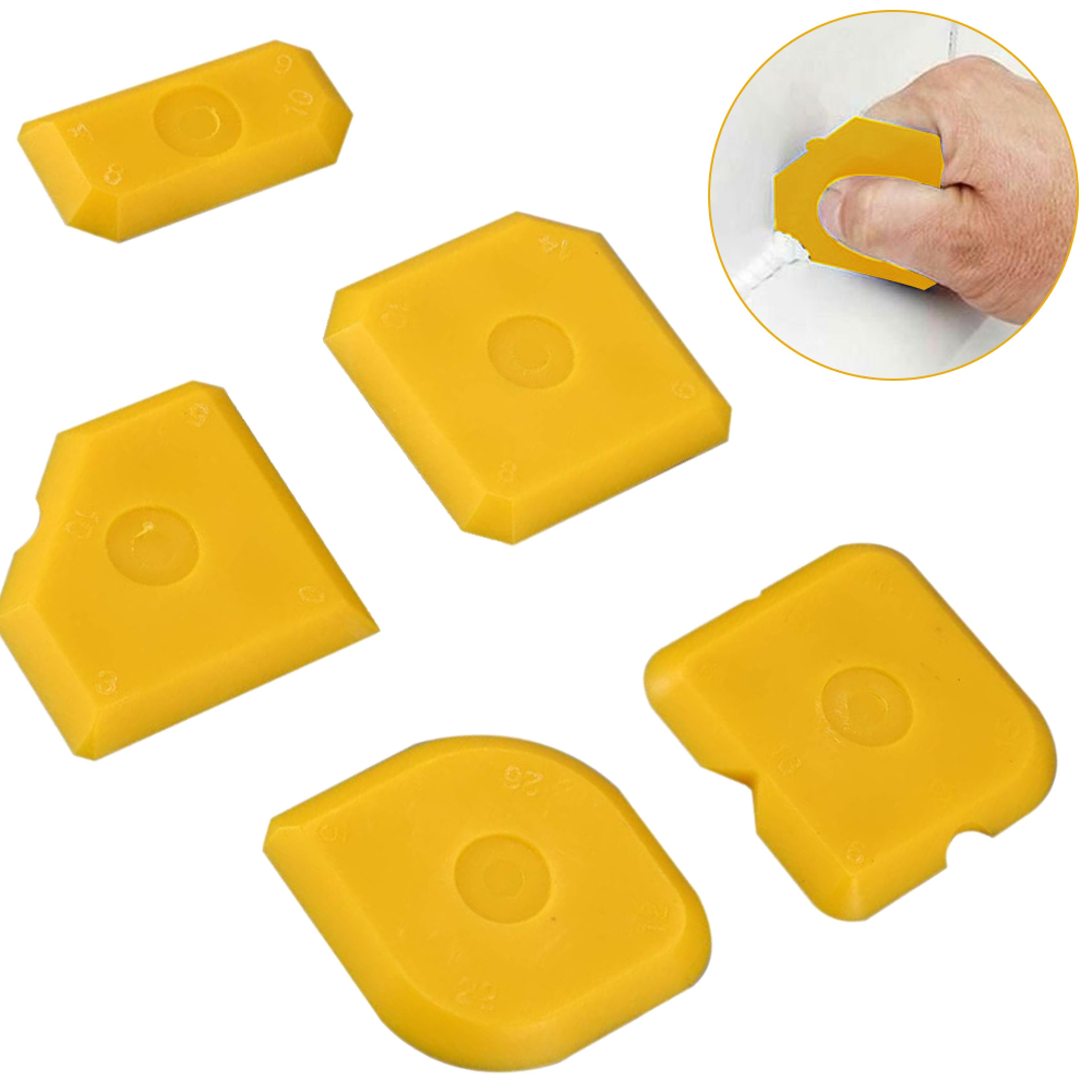 silicone sealant tool kit caulk finishing tool & grout applicator set for smooth seals