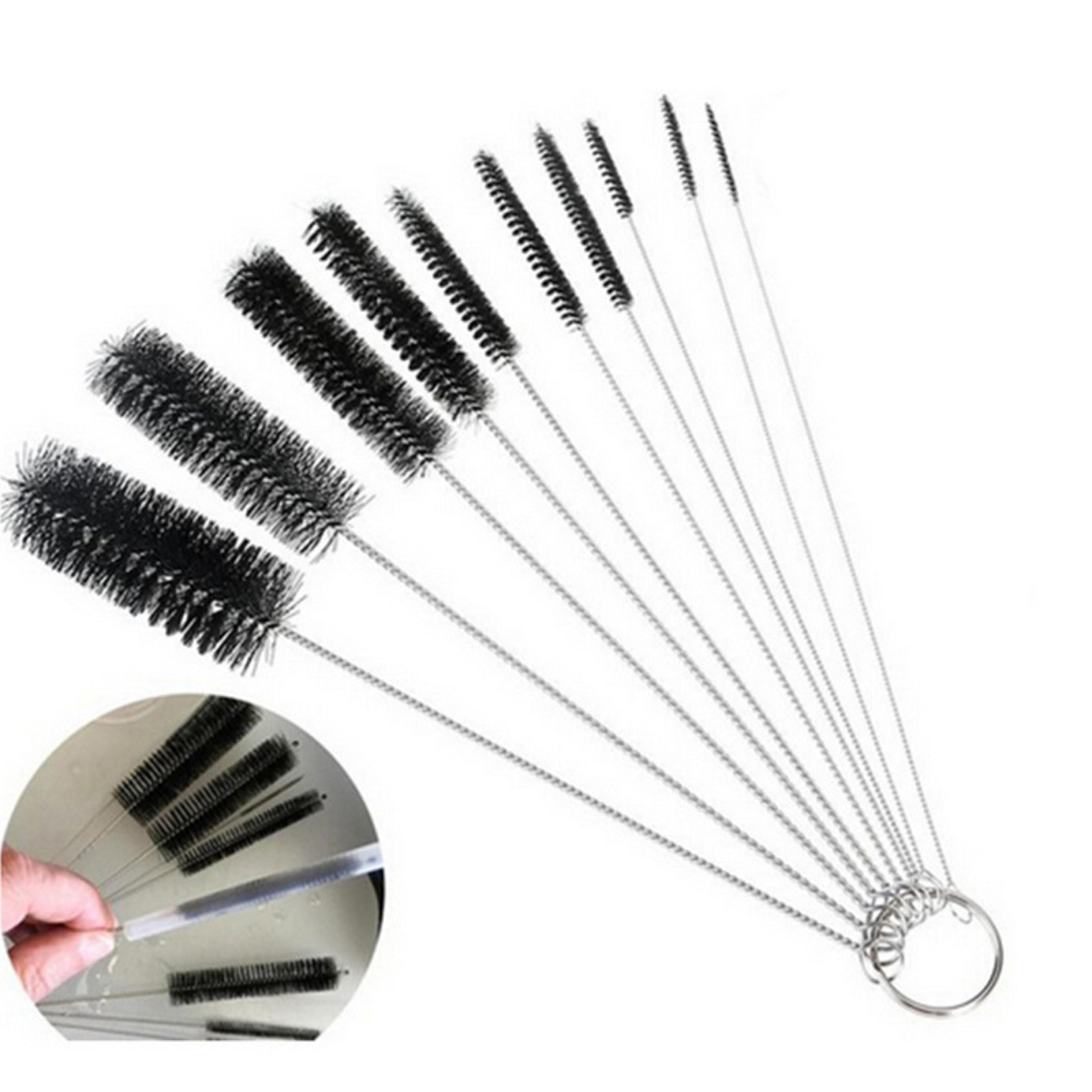 straw cleaning brush set for bottles, baby bottles & reusable straws