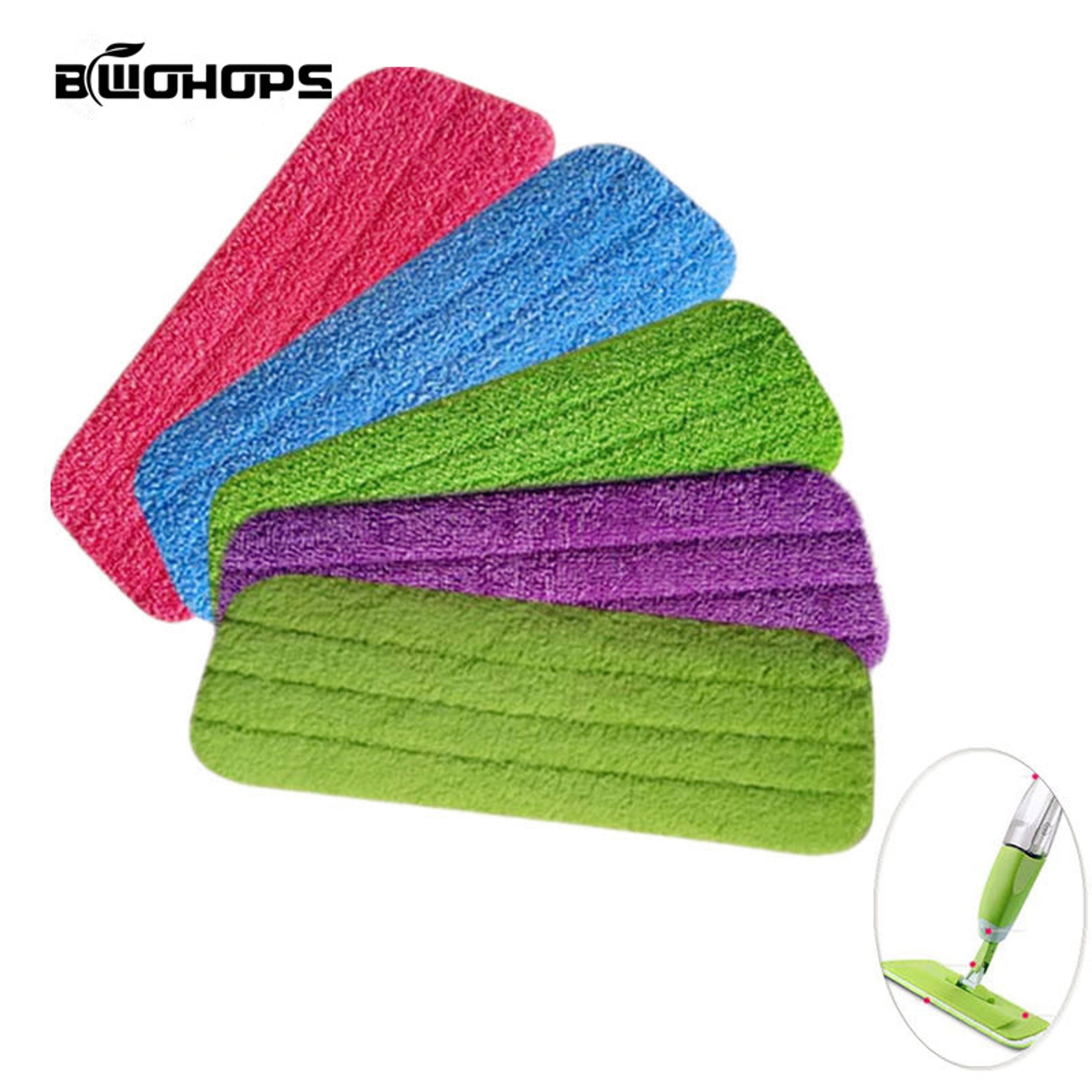 reusable spray mop replacement pads pack washable microfiber mop pads for floor & window cleaning