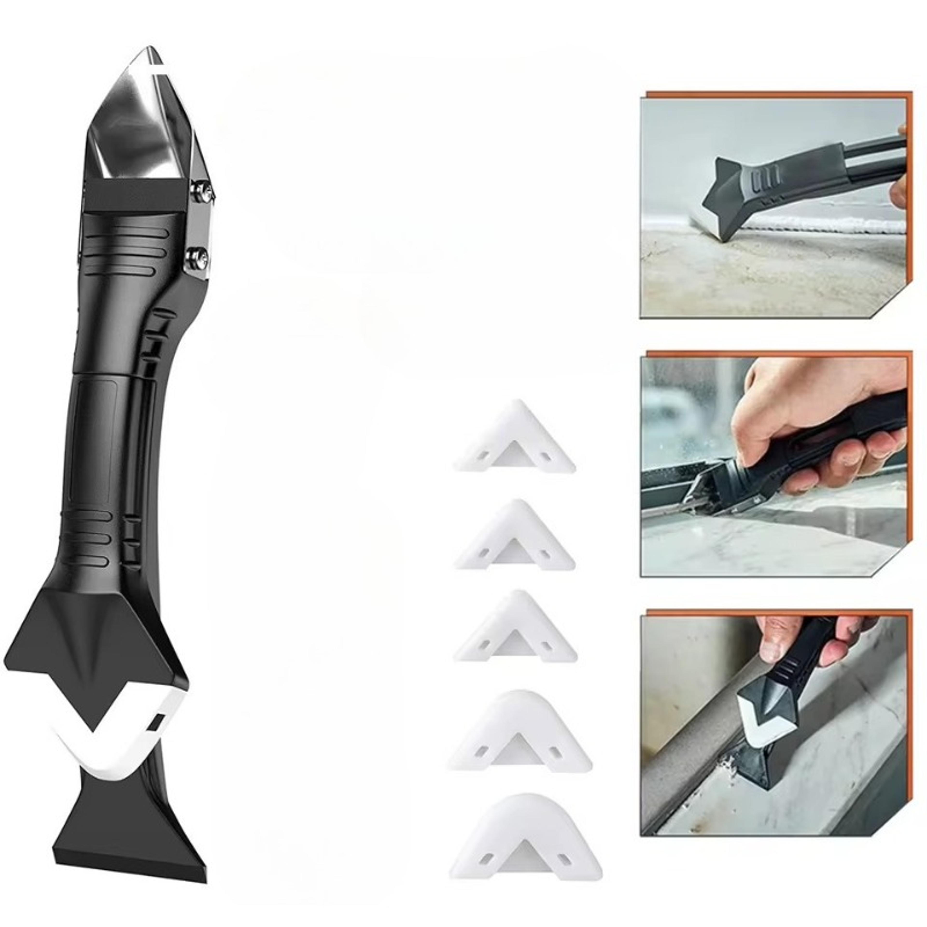 caulking tool silicone scraper & grout removal sealant finishing kit
