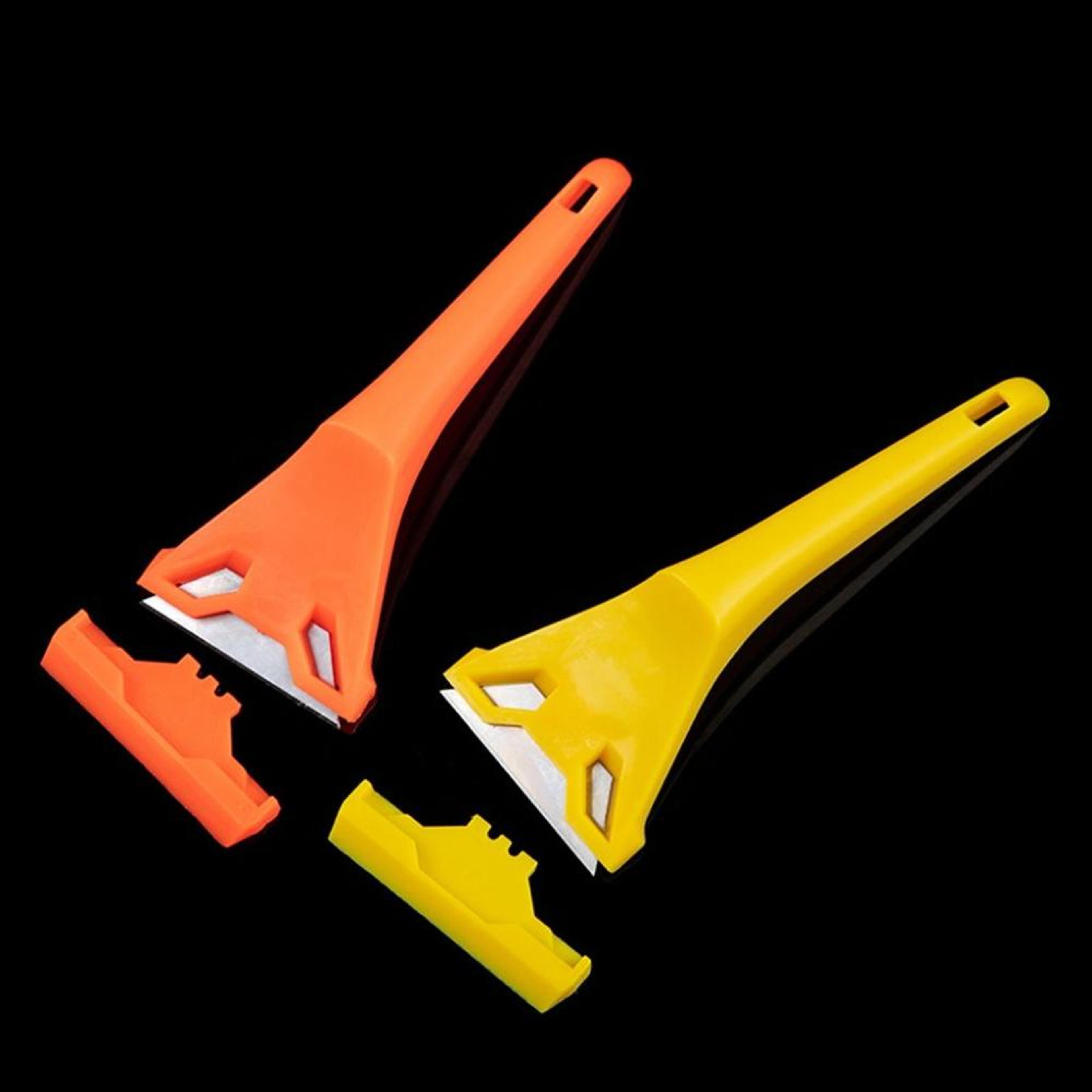 heavy duty glass scraper long handle window scraper & multi surface paint removal tool