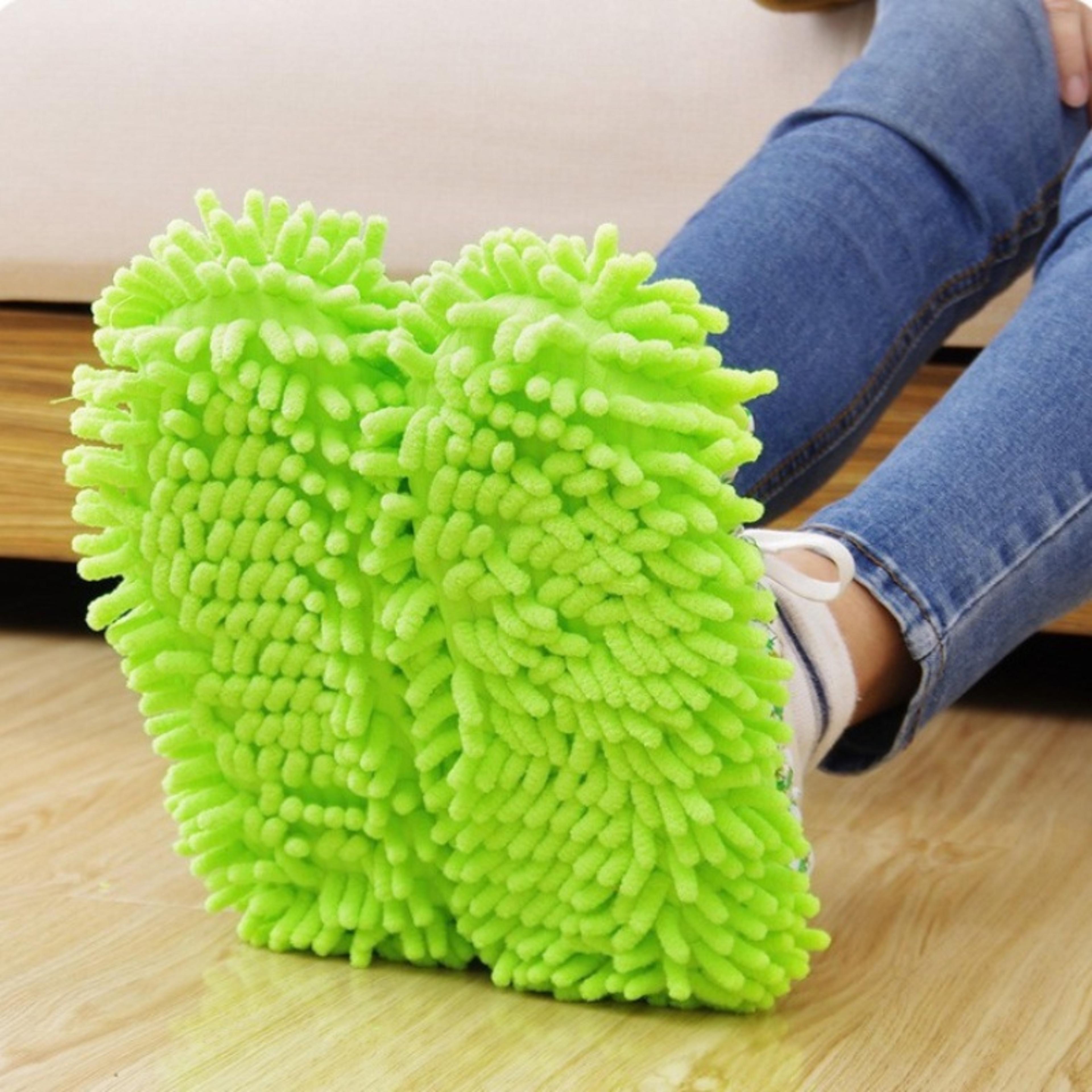 hands free microfiber cleaning slippers reusable mop slippers for effortless floor cleaning