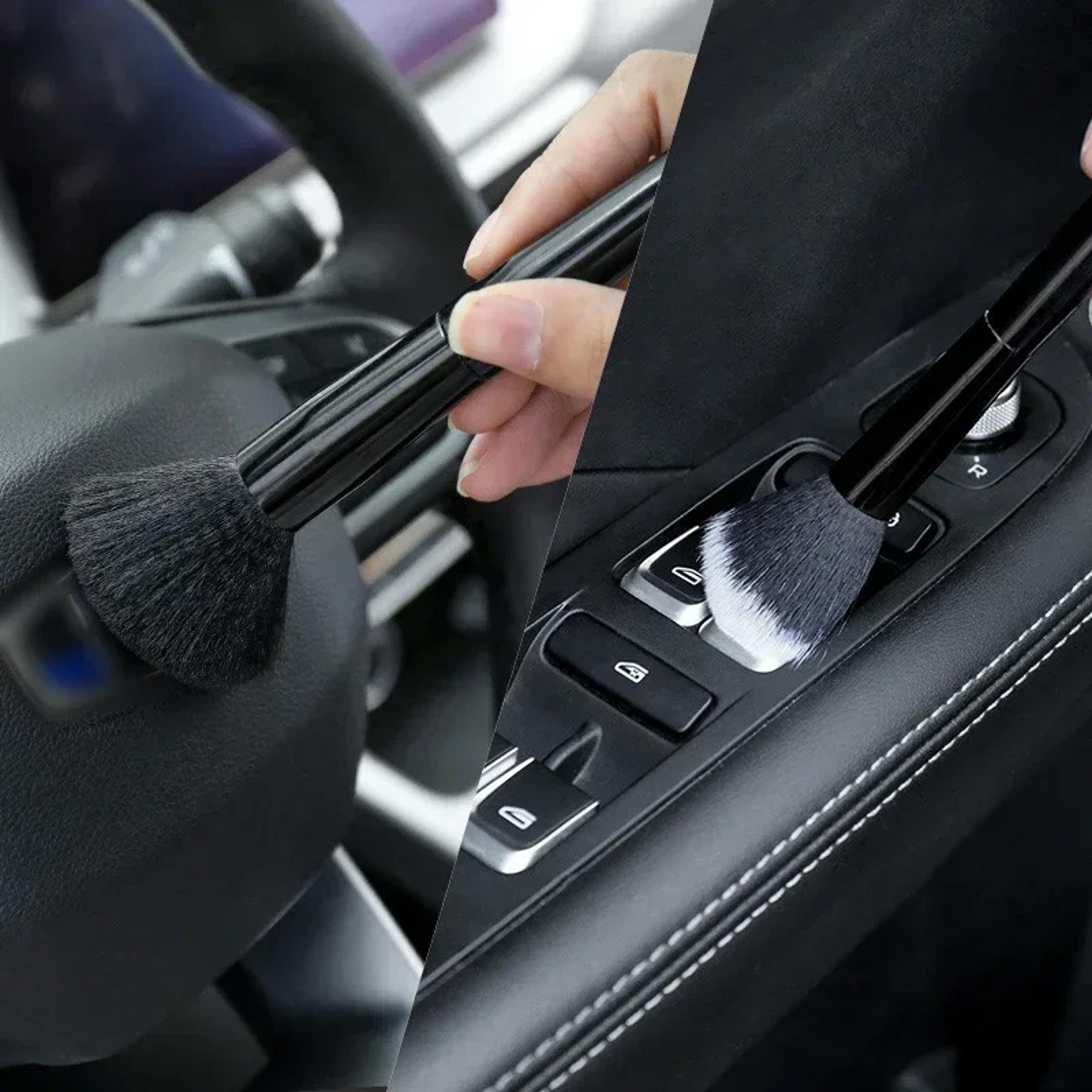ultra soft car detailing brush for auto interior cleaning & dashboard dust removal