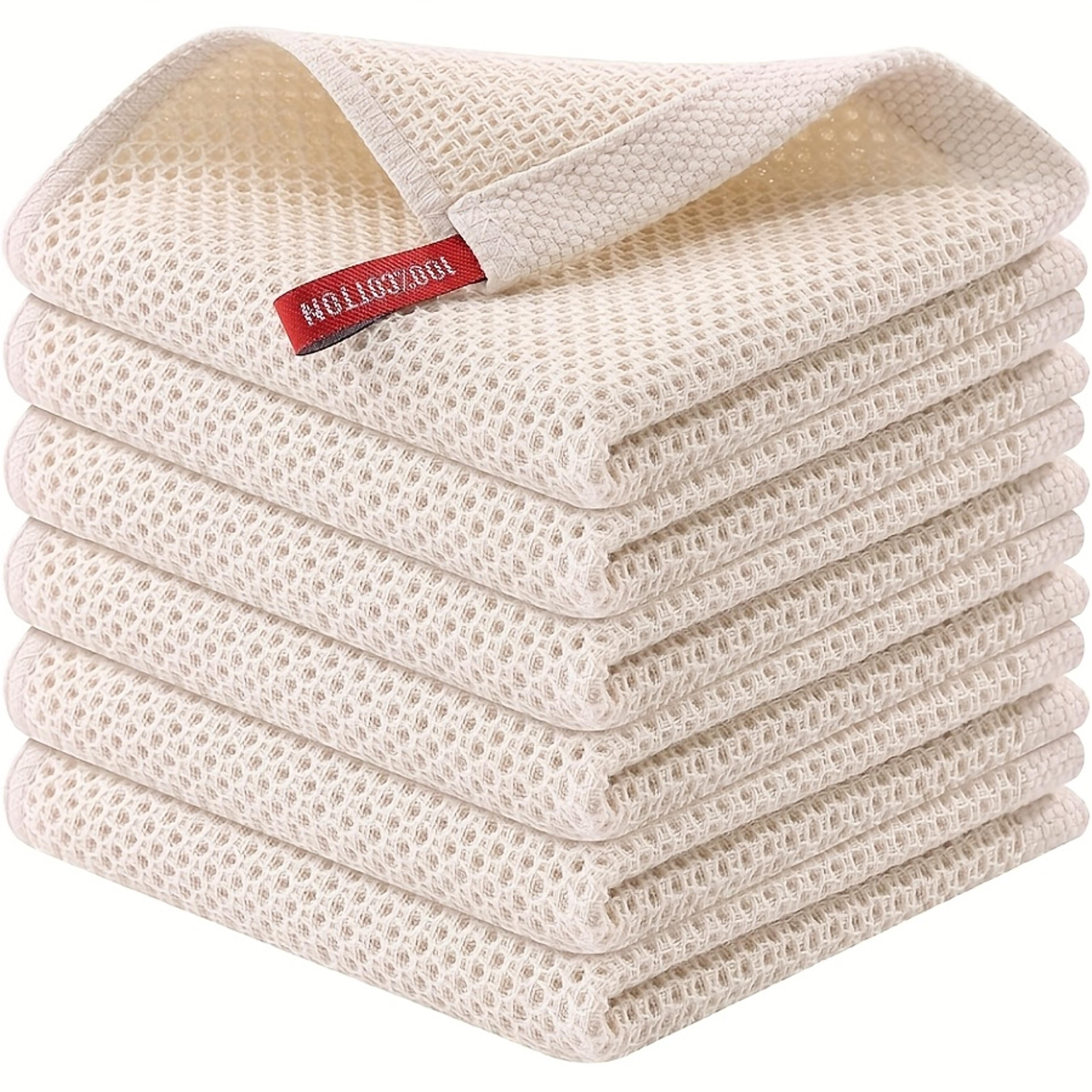 honeycomb dish cloth soft absorbent kitchen towel reusable cleaning cloth