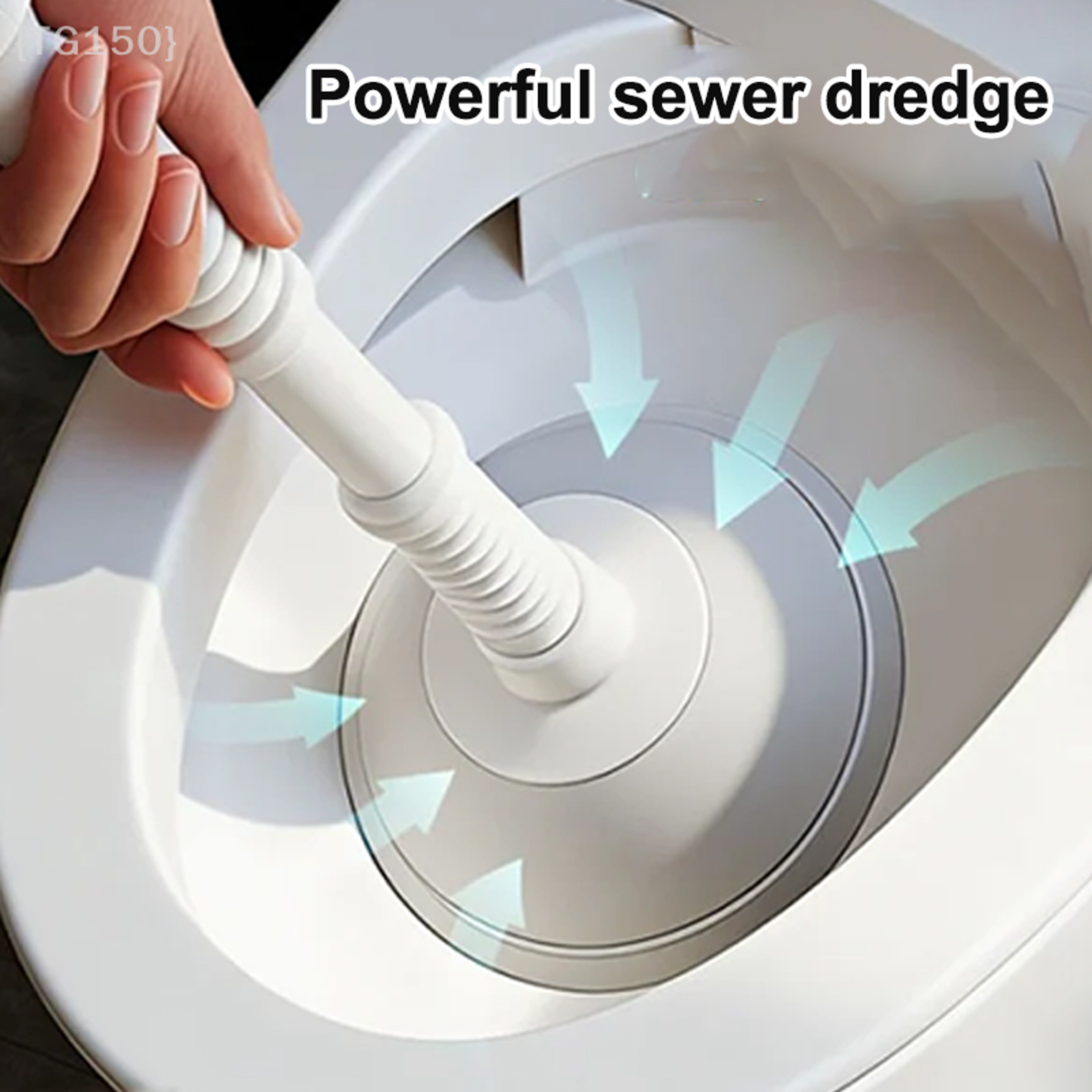 heavy duty toilet plunger drain cleaner for bathroom & kitchen sink pipe unclogging