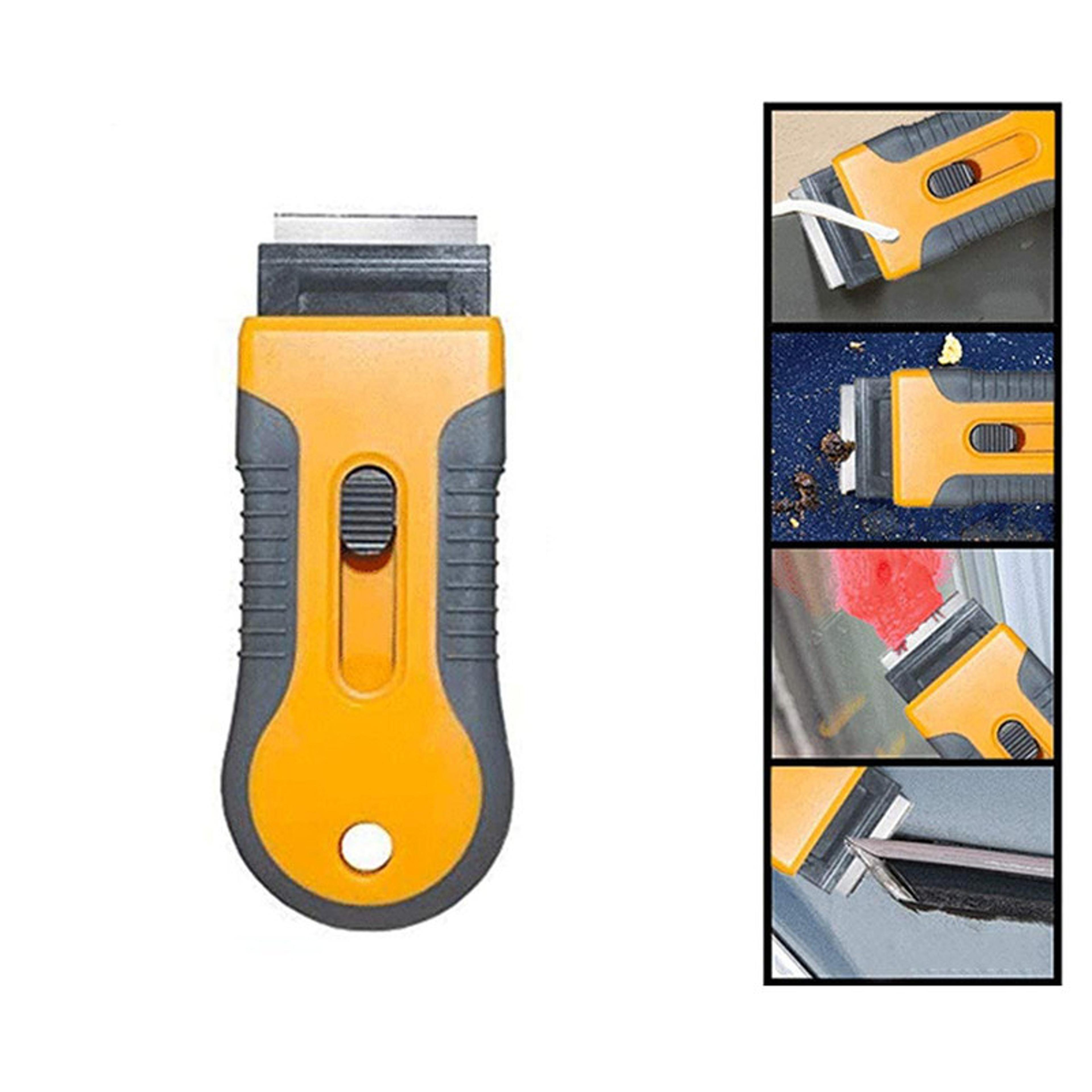 multi purpose glass scraper tool for windows, car glass, stickers & ceramic cooktops
