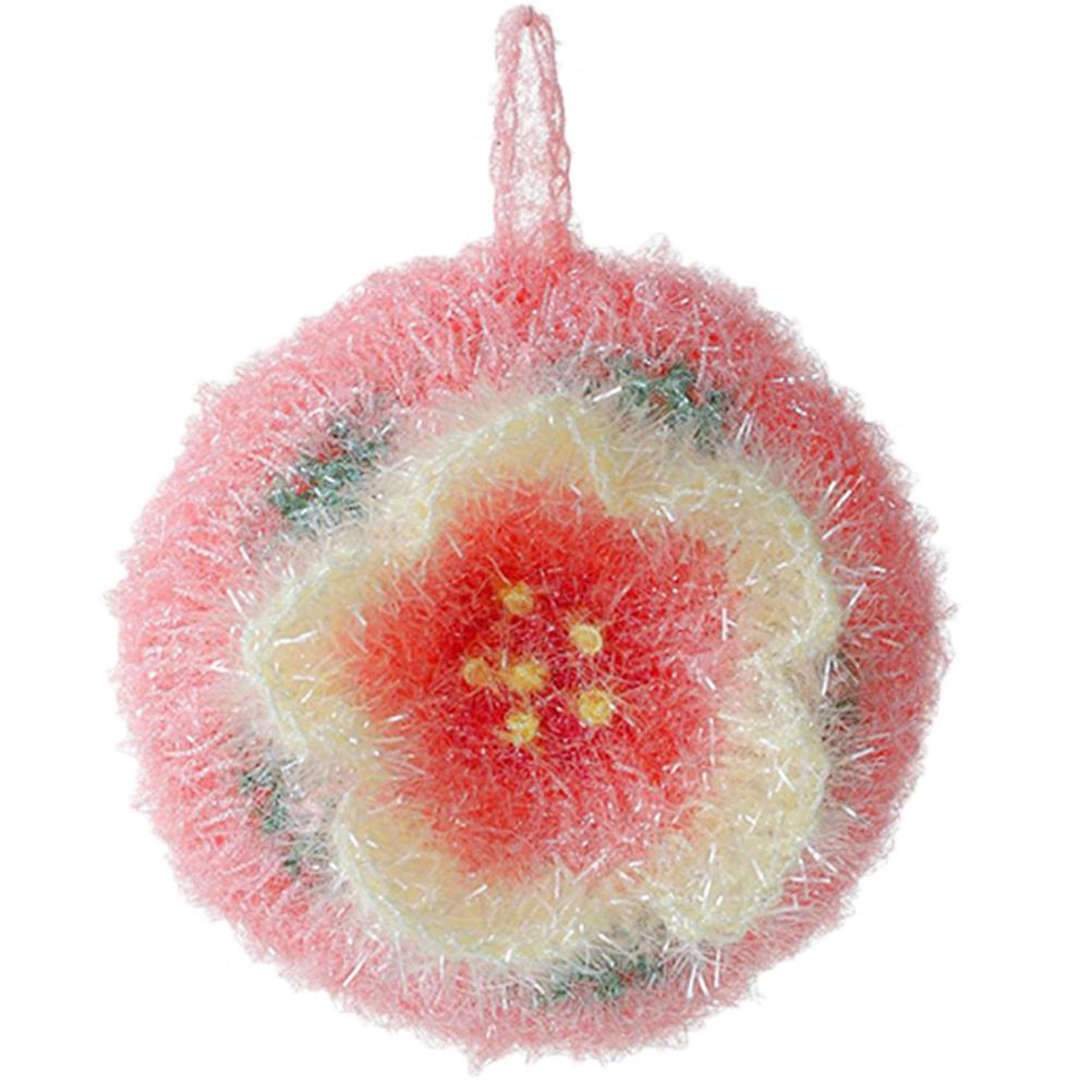 flower reusable dish cloth non scratch kitchen cleaning cloth for dishes & cookware