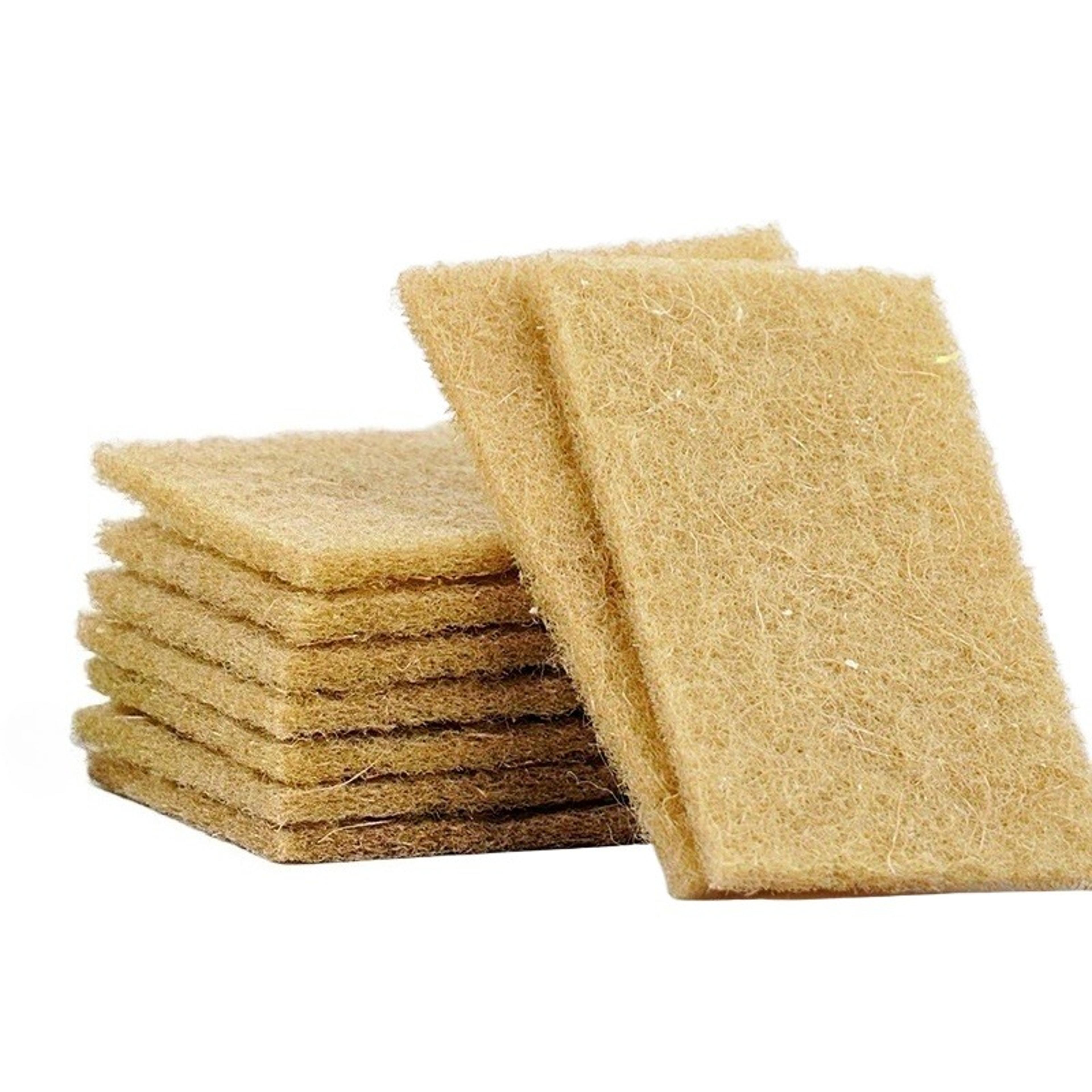 sisal cleaning sponges non scratch dishwashing sponge set for kitchen & cookware