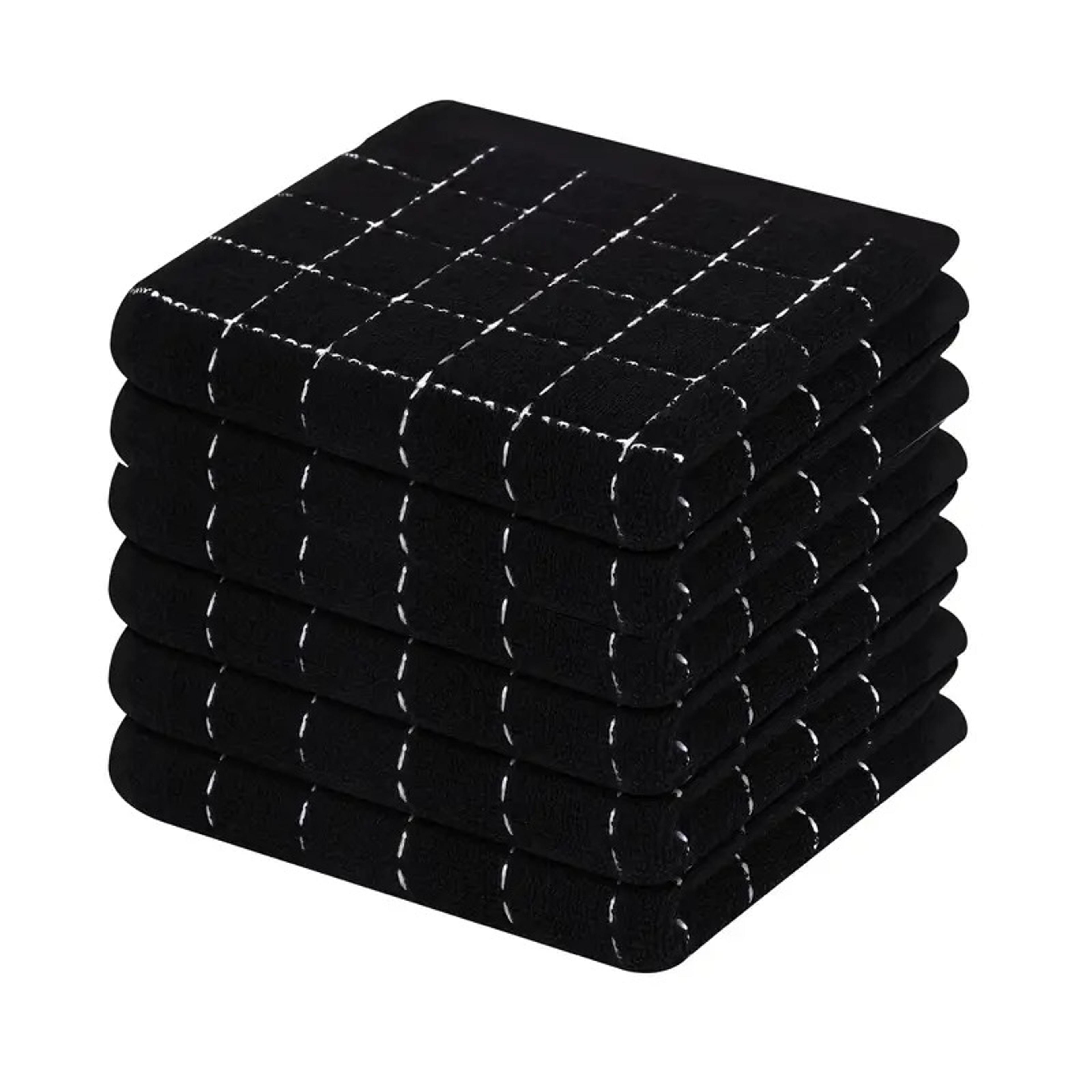 ultra soft microfiber dish towels absorbent reusable kitchen cleaning cloth set