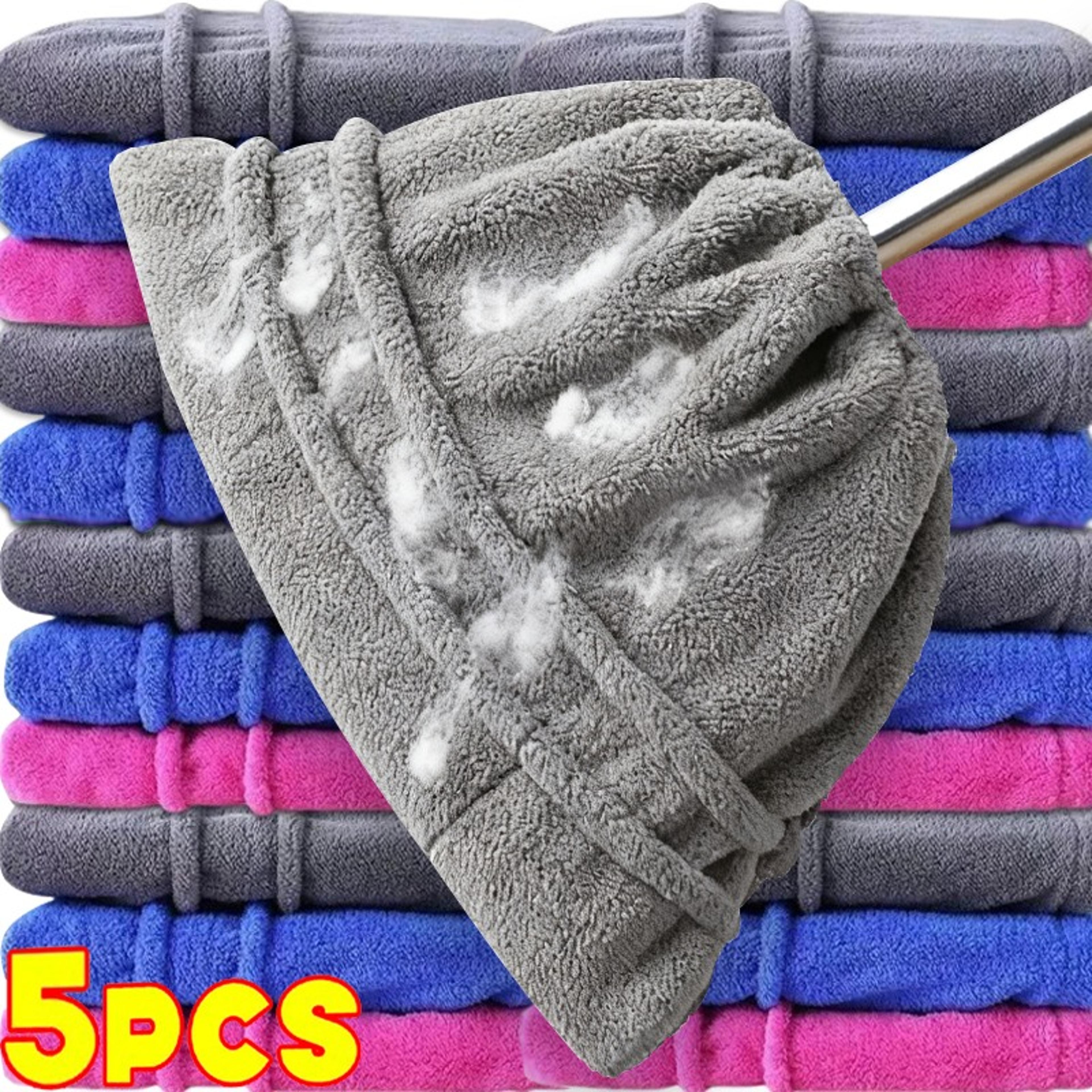 reusable microfiber mop cover washable broom cloth for efficient floor cleaning