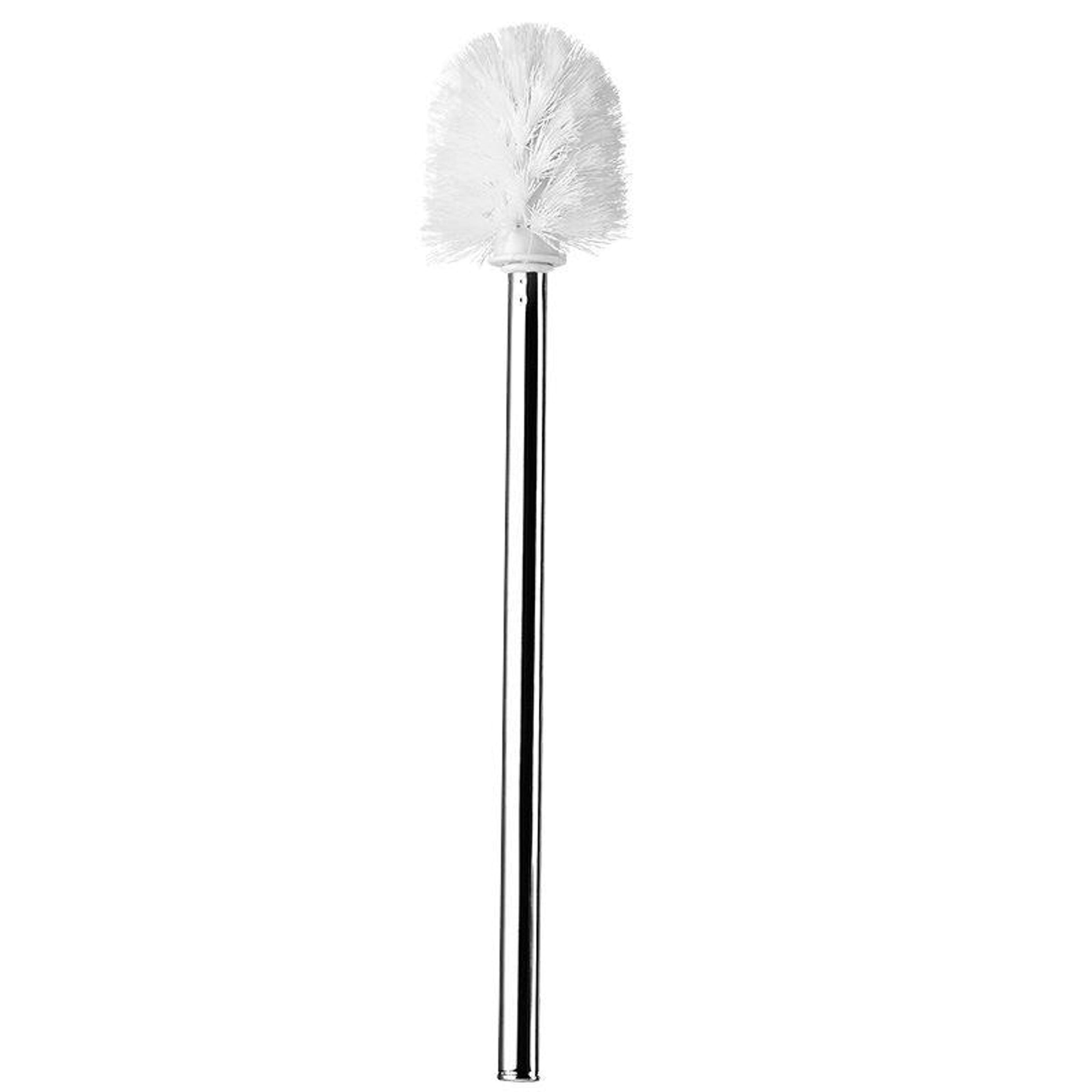 stainless steel toilet brush with holder durable bathroom cleaning brush for deep wc cleaning