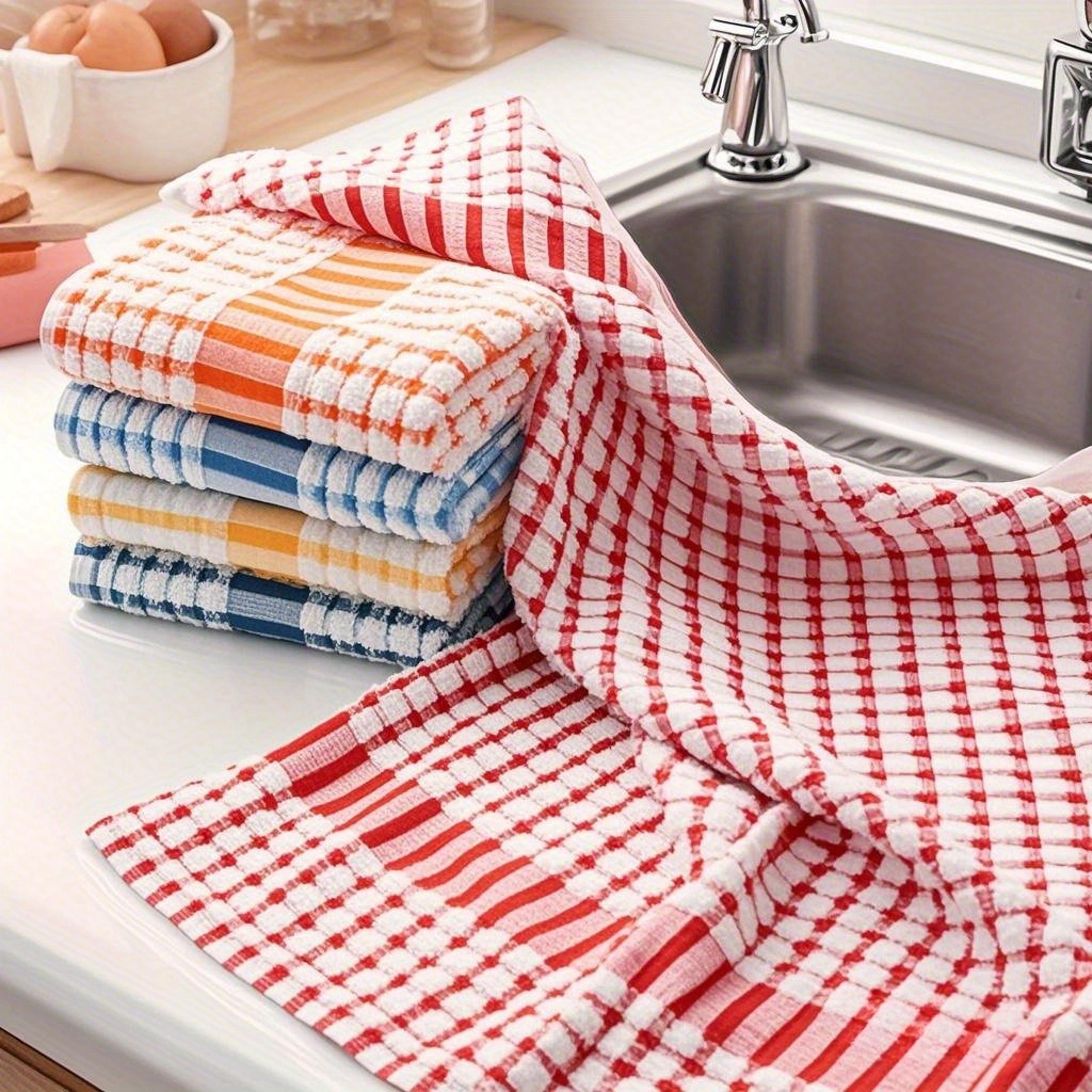 reusable dish towels large kitchen cleaning cloths for fast drying everyday cleaning