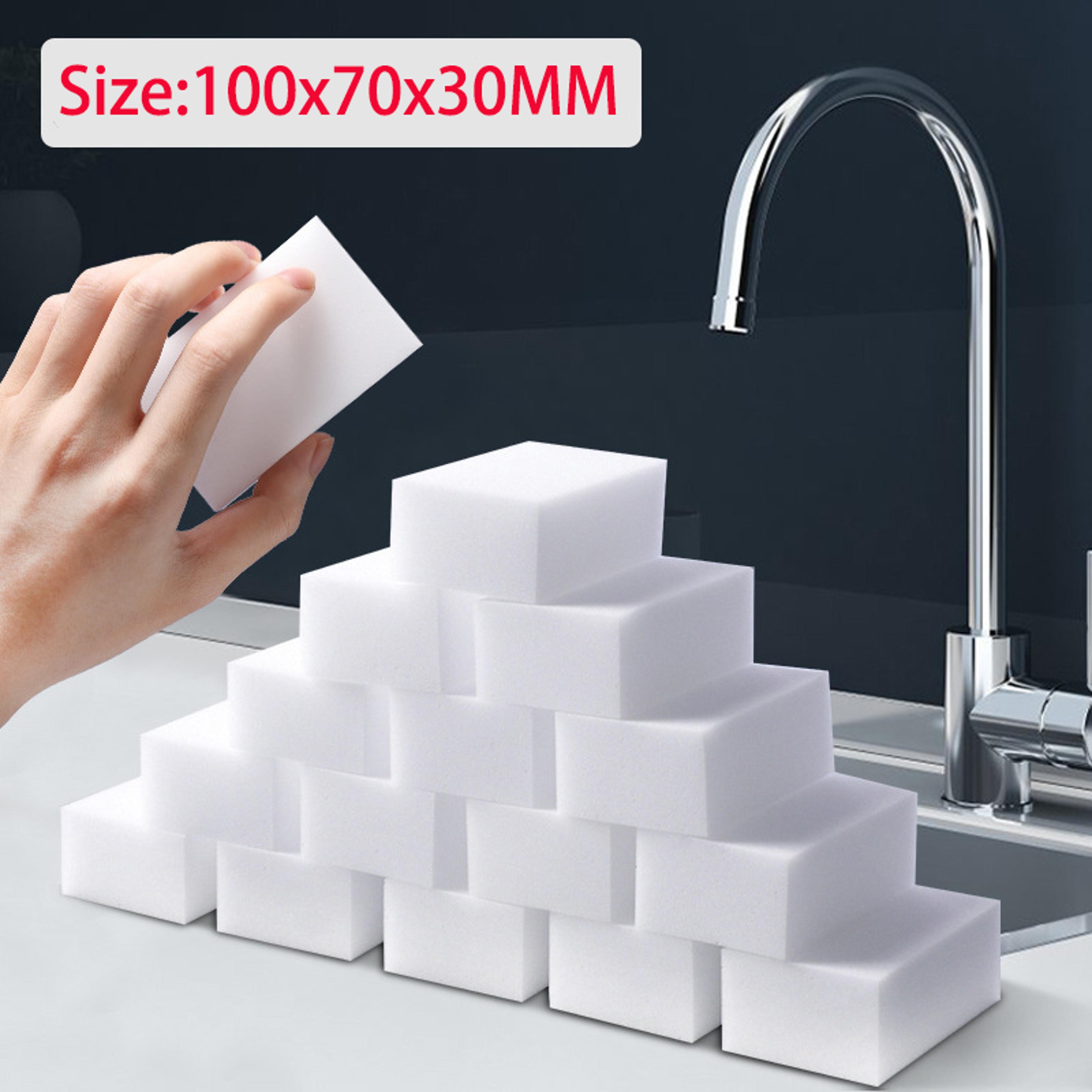 magic sponge melamine cleaning sponge for kitchen, bathroom & multi surface stain removal