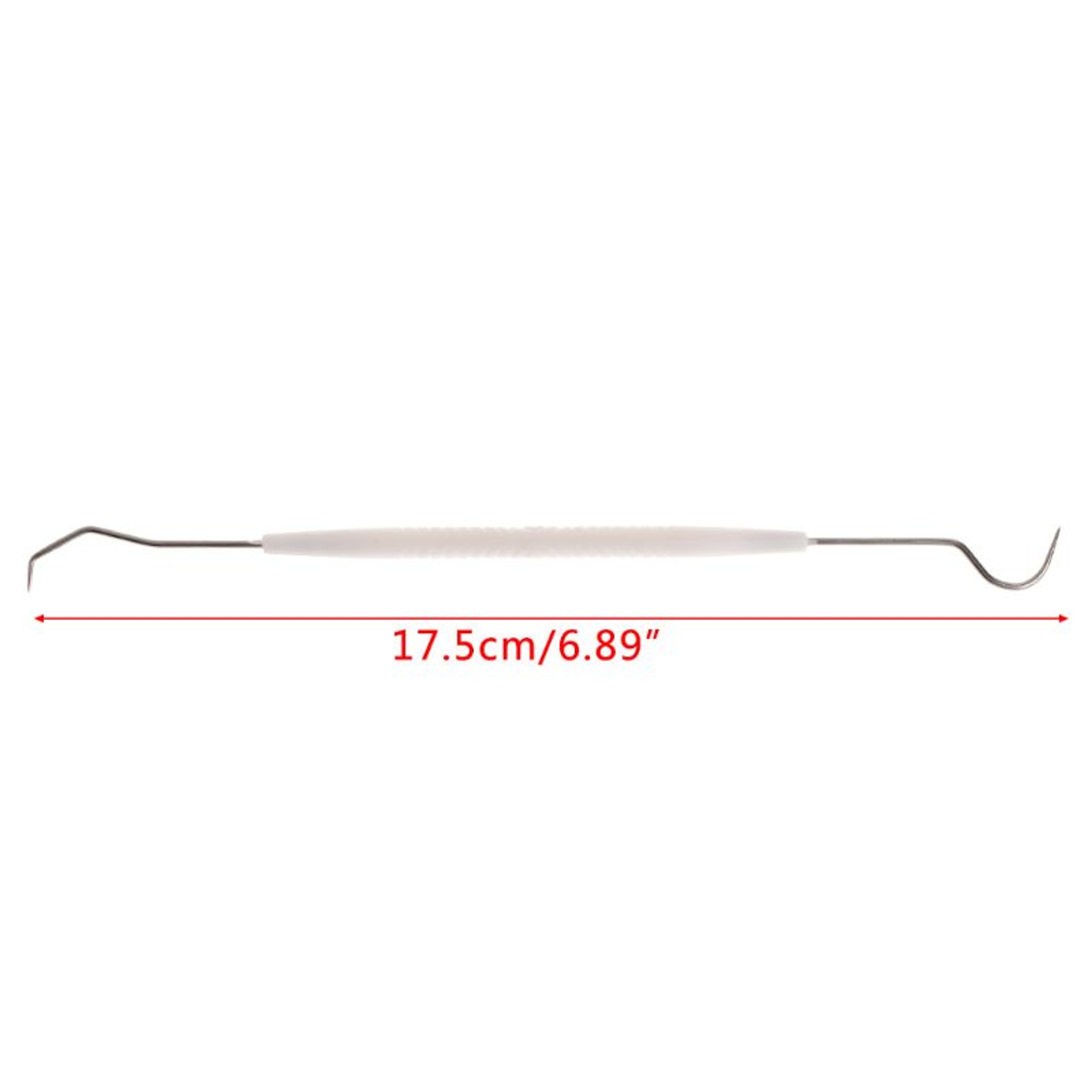 stainless steel double ended ant nest cleaning hook for test tube & formicarium maintenance