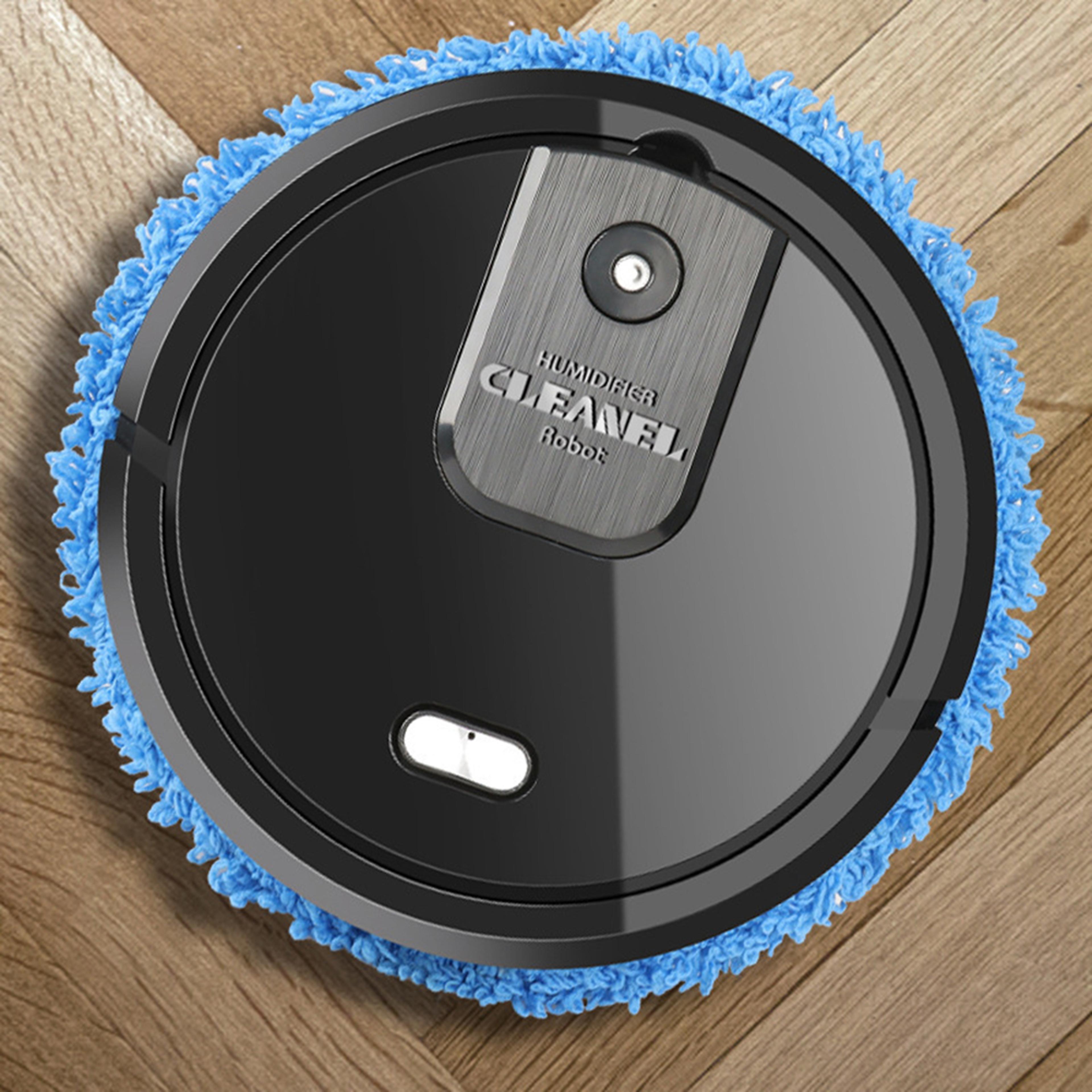 smart robot mop automatic floor cleaner with spray rechargeable wet dry cleaning