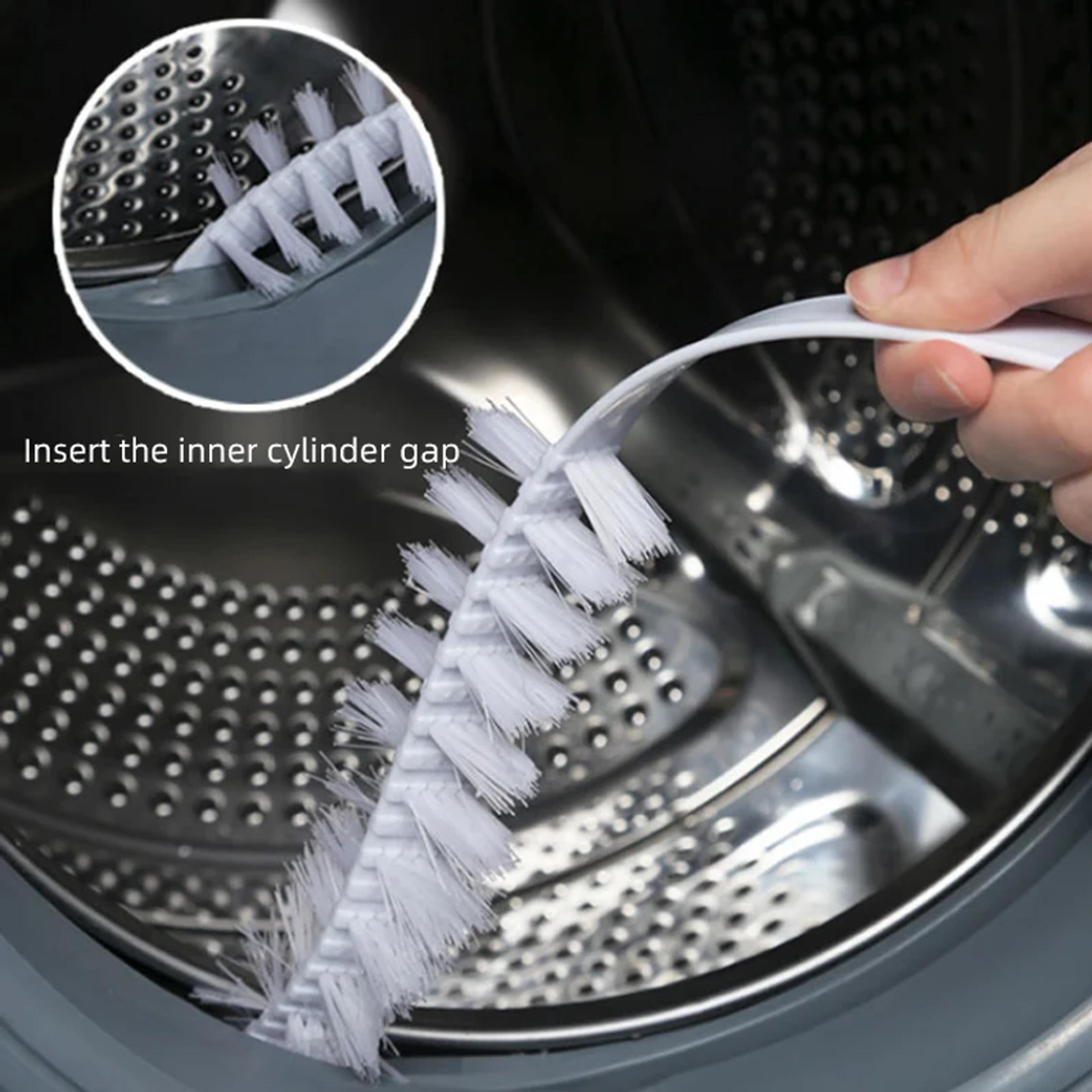 long handle washing machine cleaning brush for deep drum & crevice cleaning