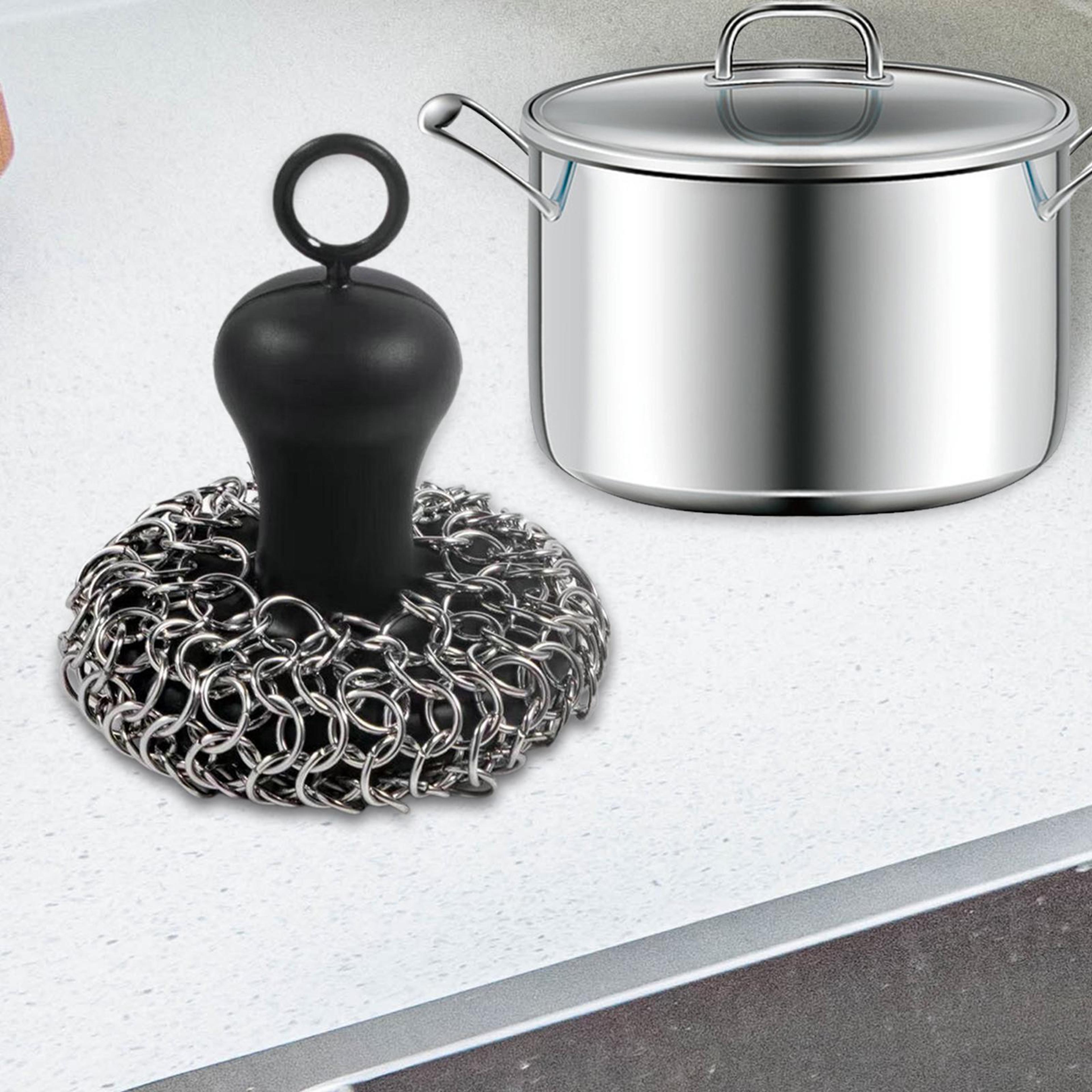 multifunction dish scrub brush for pots, pans & kitchen cleaning