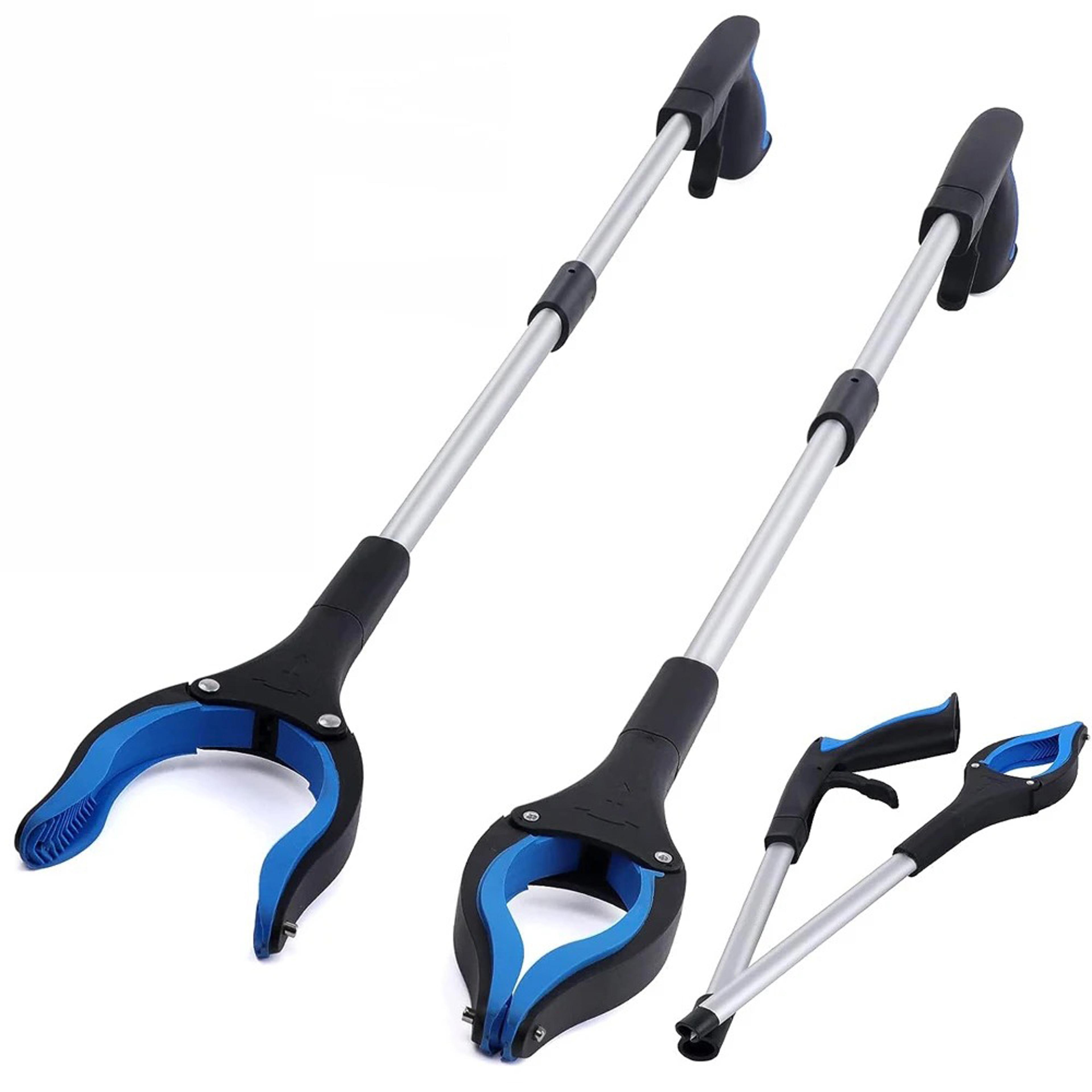 foldable reacher grabber tool lightweight extra long pickup grabber for elderly & daily use