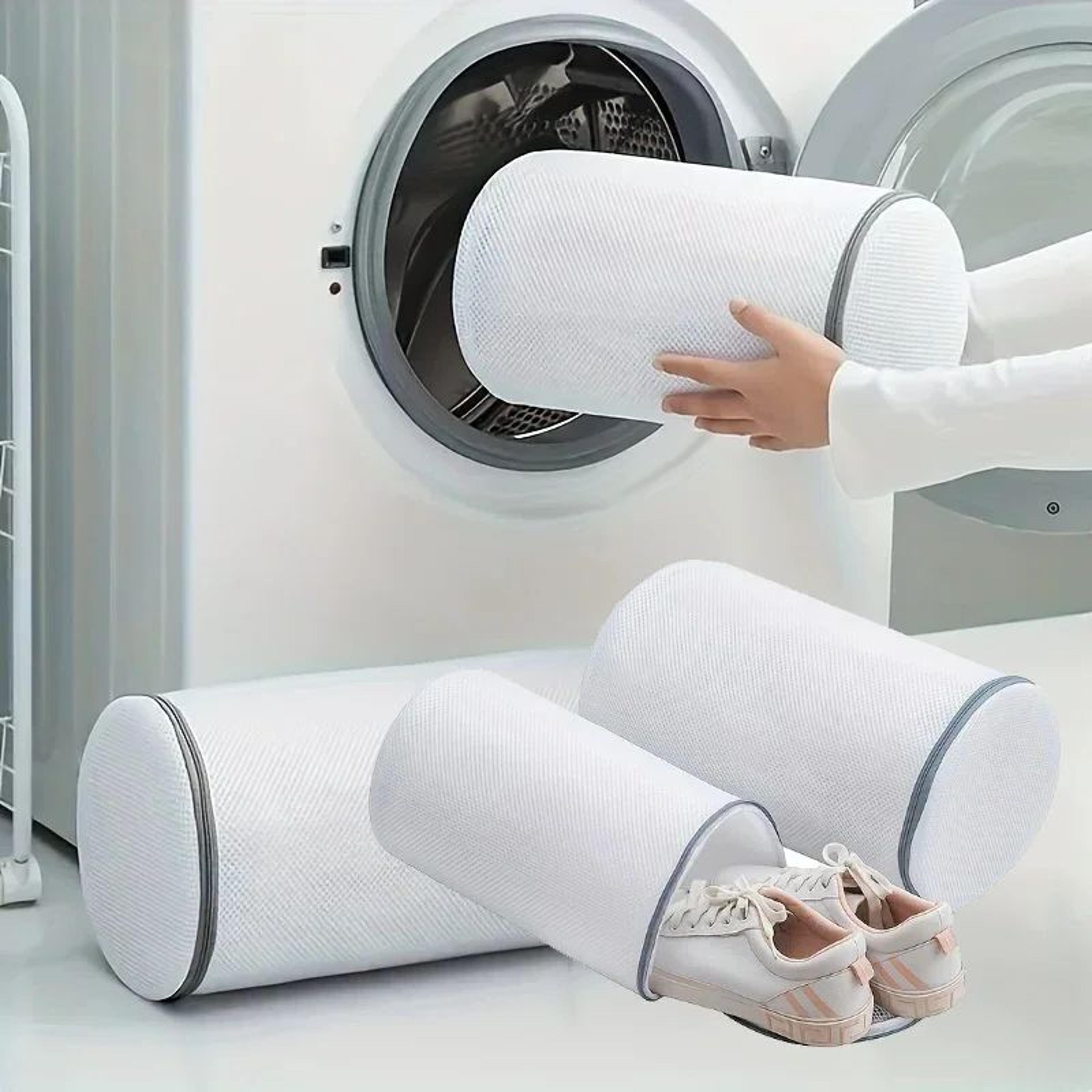reusable shoe laundry bag fine mesh washing machine shoe protector with zipper
