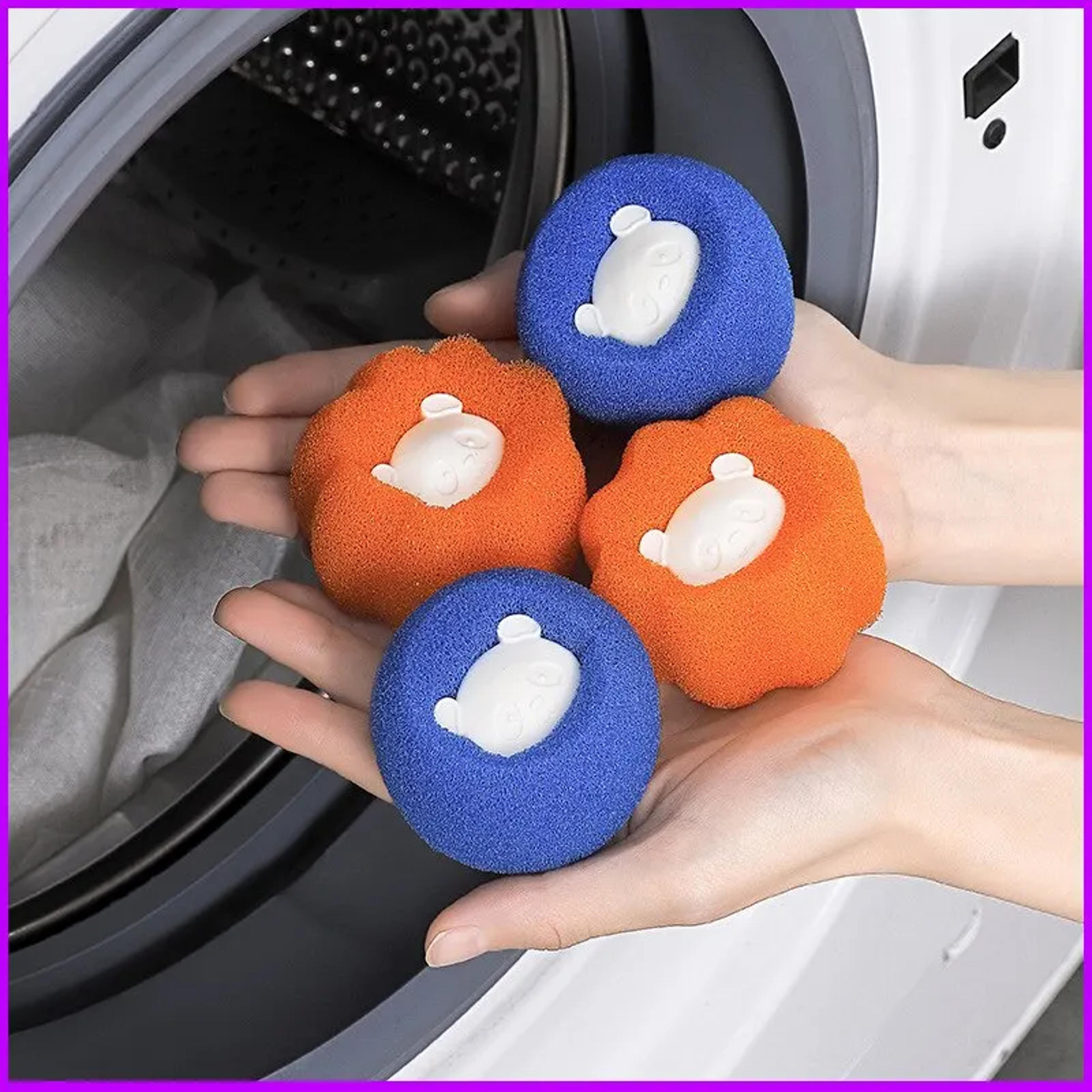 reusable pet hair remover laundry balls for washing machine lint catcher and cat hair filter