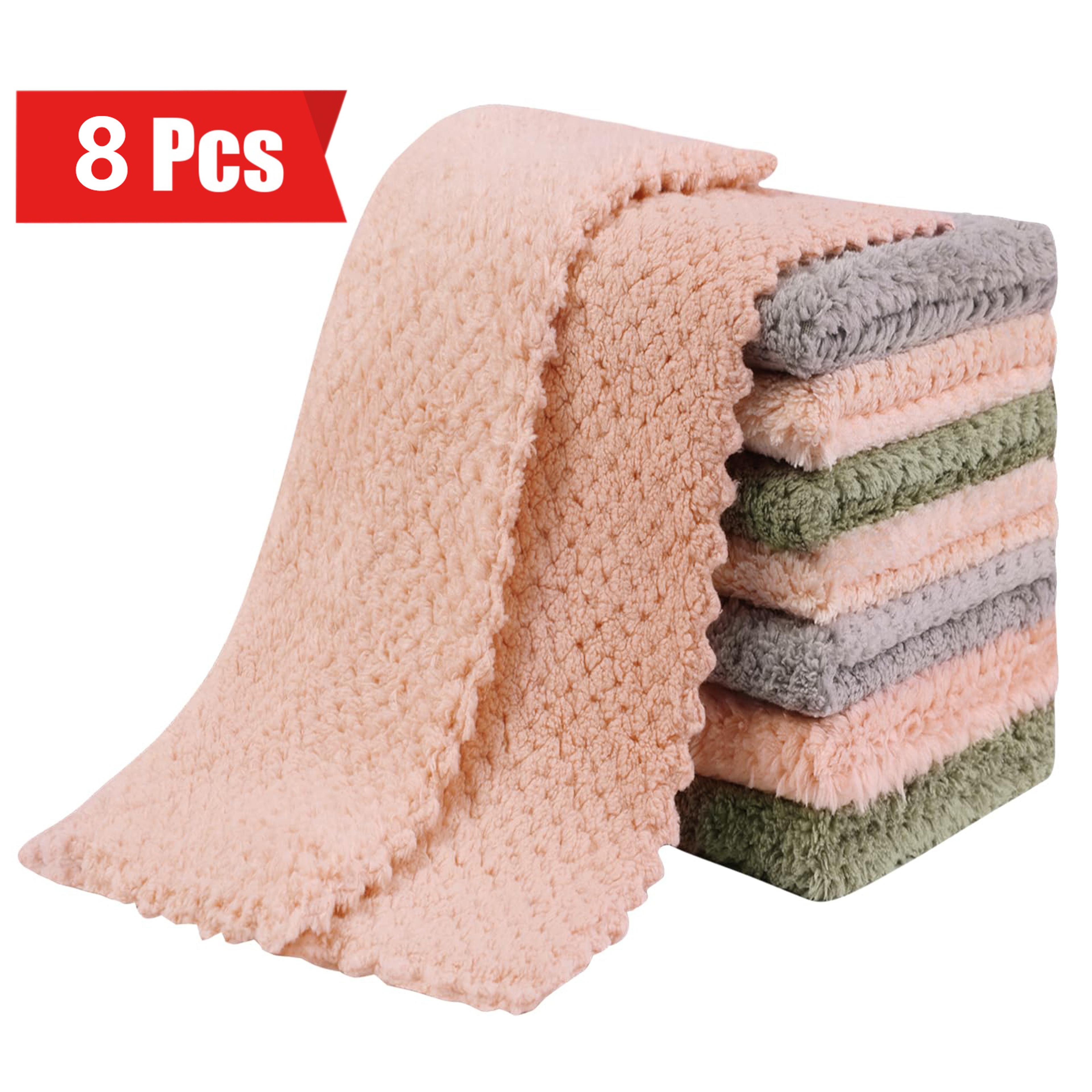 microfiber dish towels super absorbent kitchen cleaning cloths for fast drying & everyday use