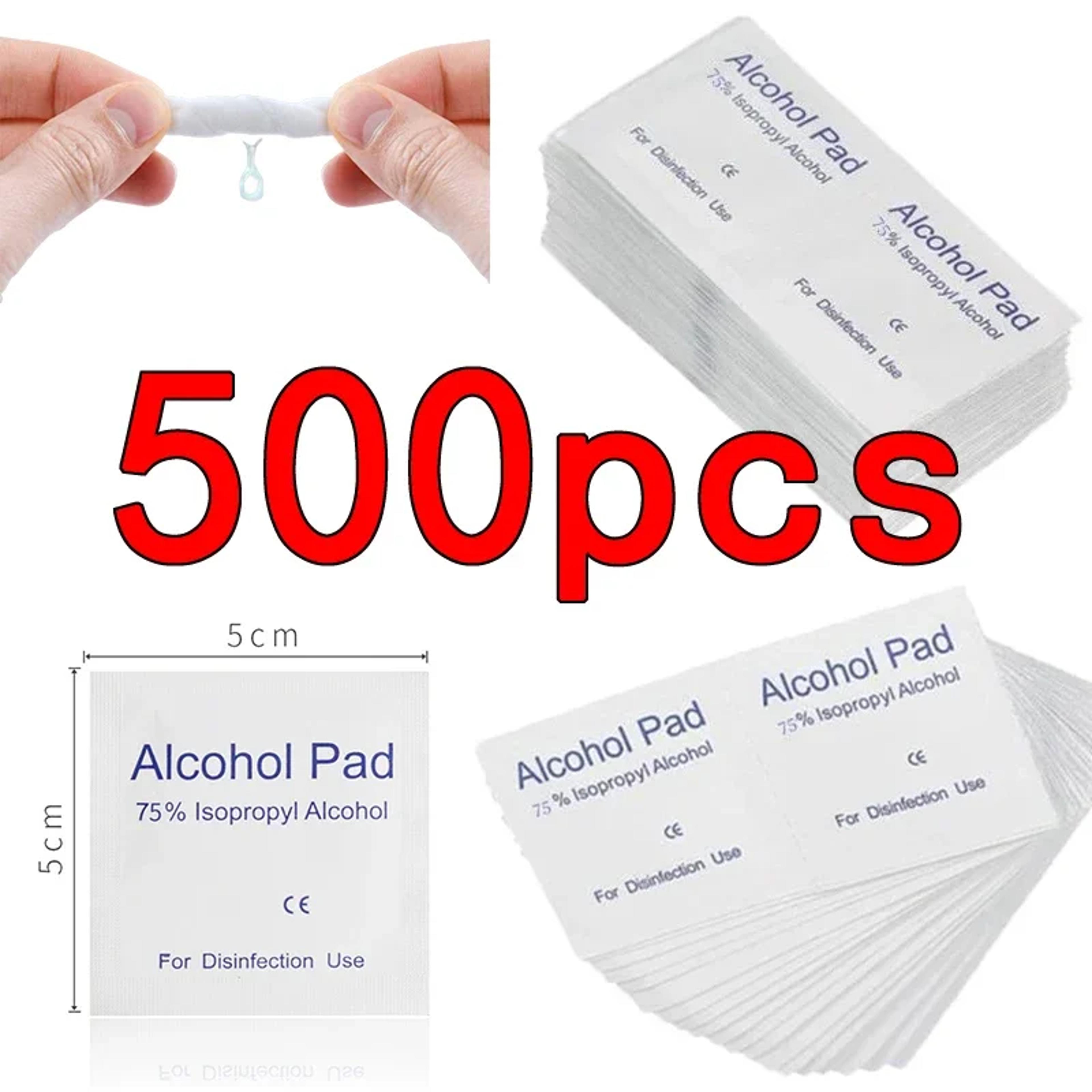 disposable alcohol pads for screen cleaning wipes and car detailing