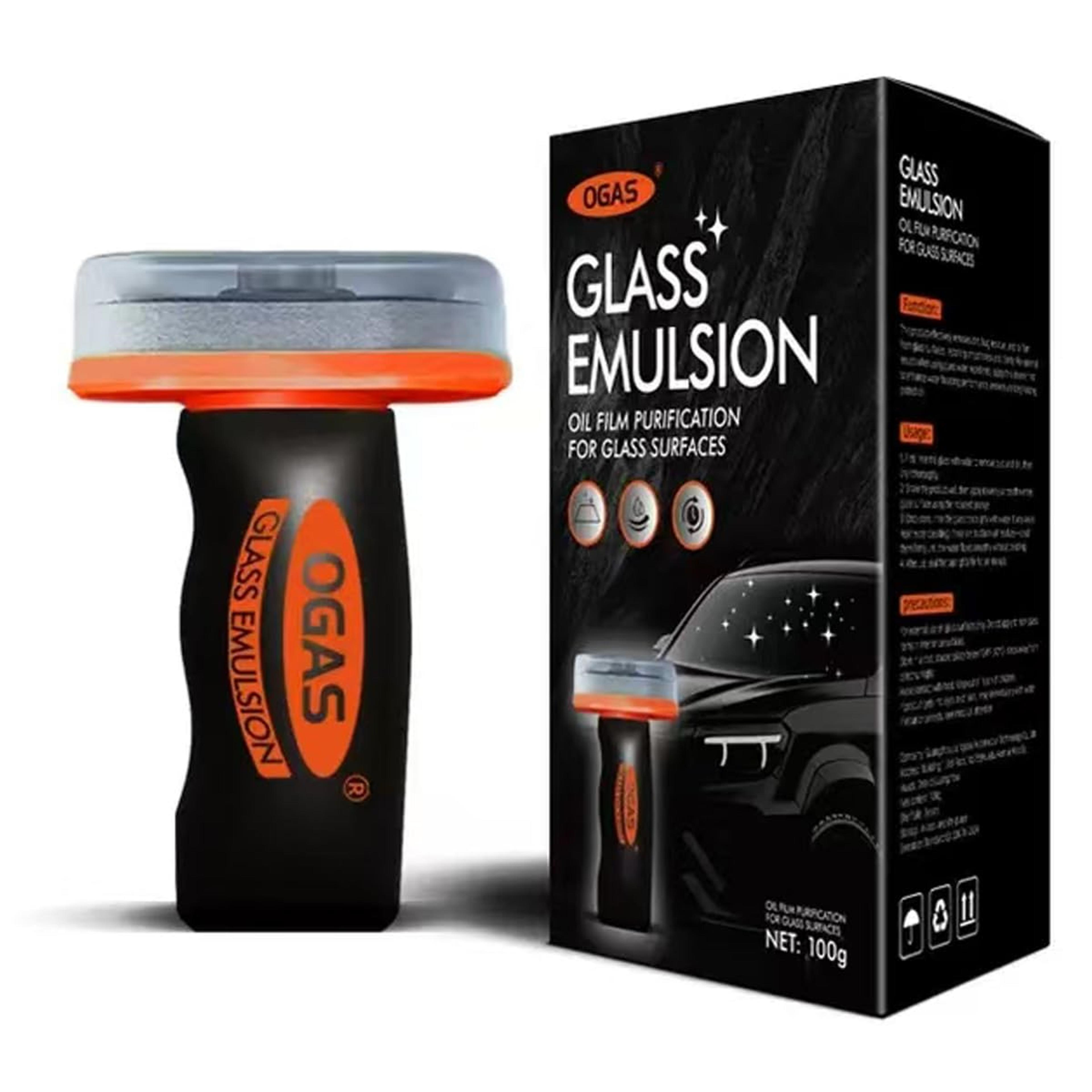 crystalclear car glass oil film remover roll on windshield glass cleaner kit