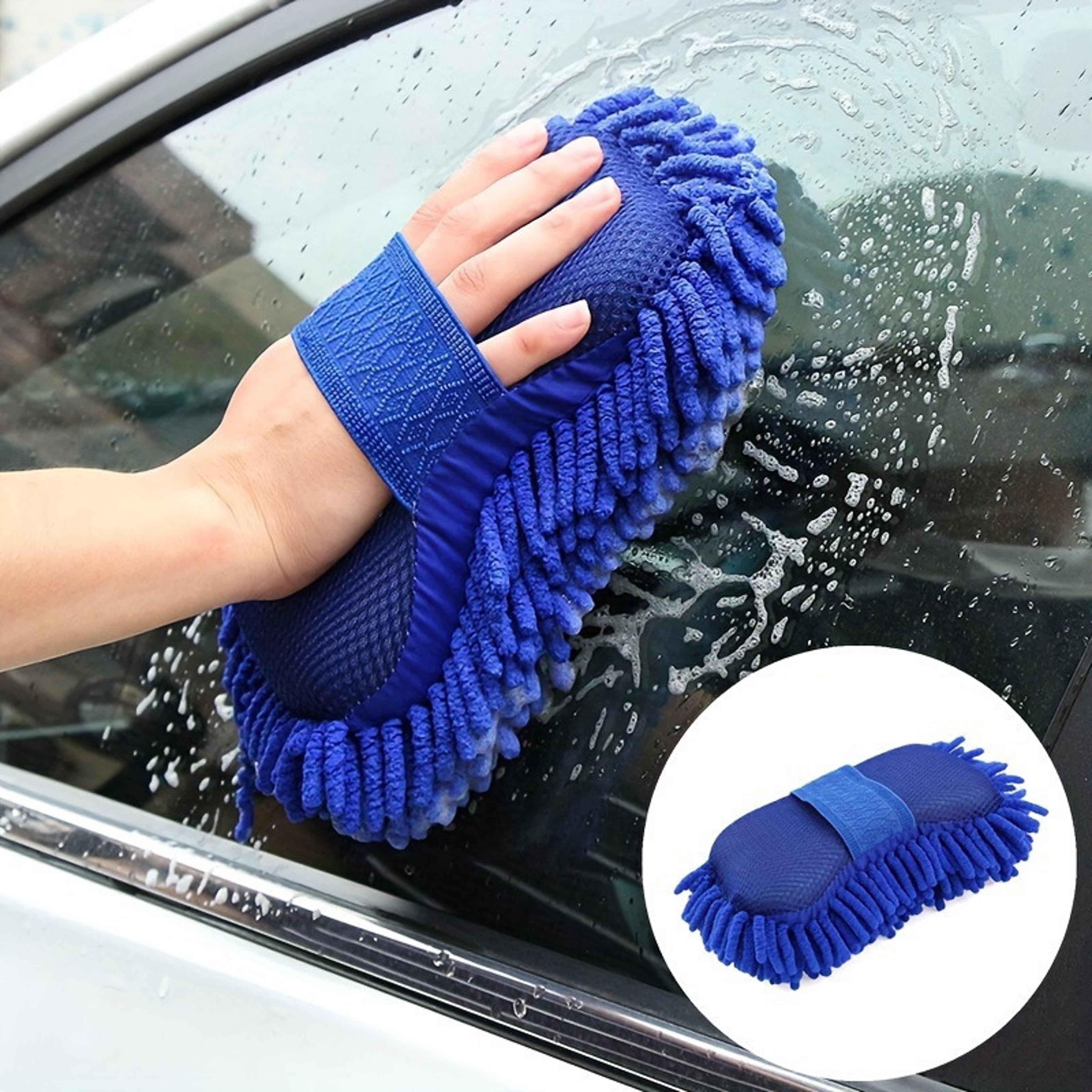 premium microfiber car cleaning sponge scratch free car wash sponge for auto home & motorcycle