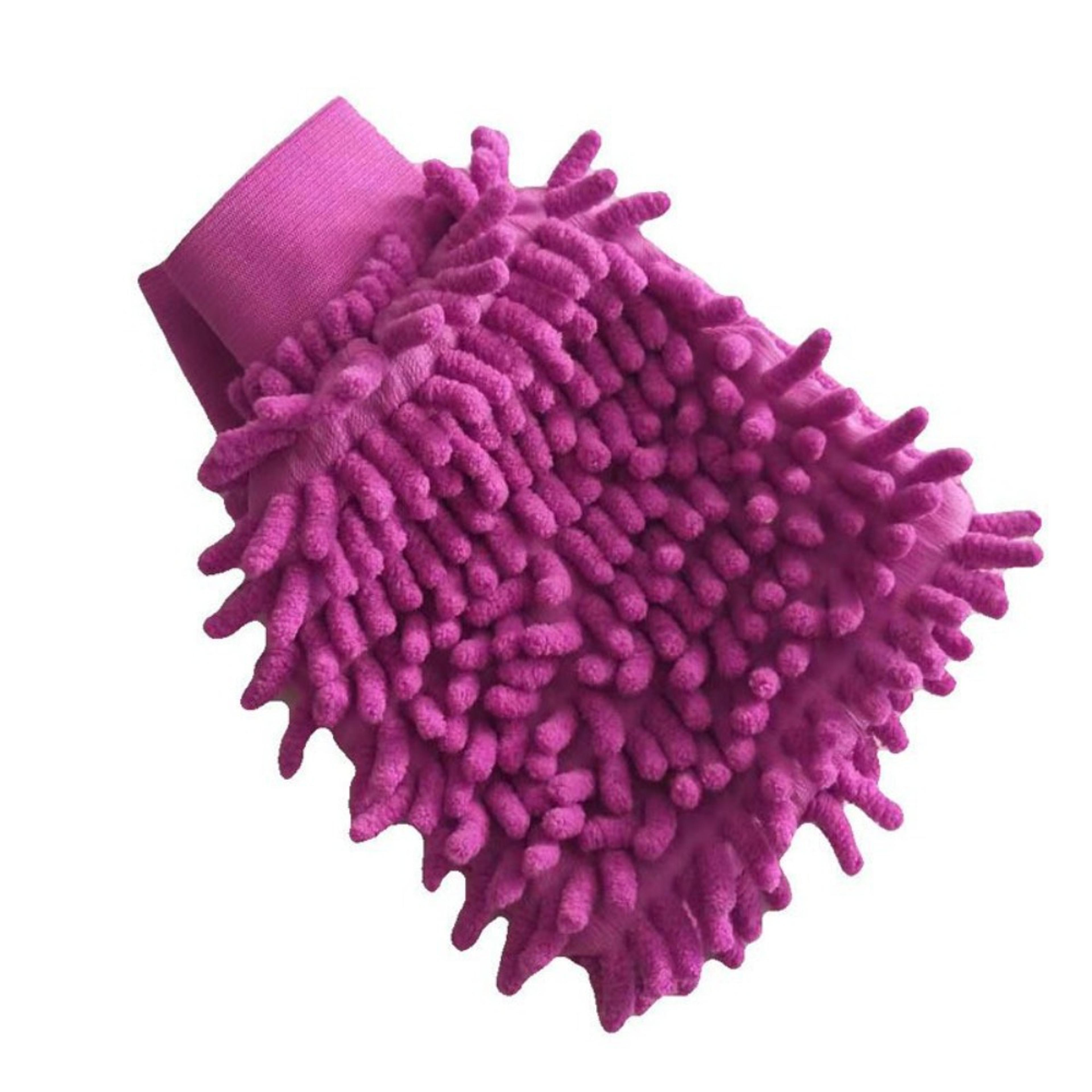 premium microfiber car wash mitt chenille wash glove for scratch-free auto & home cleaning