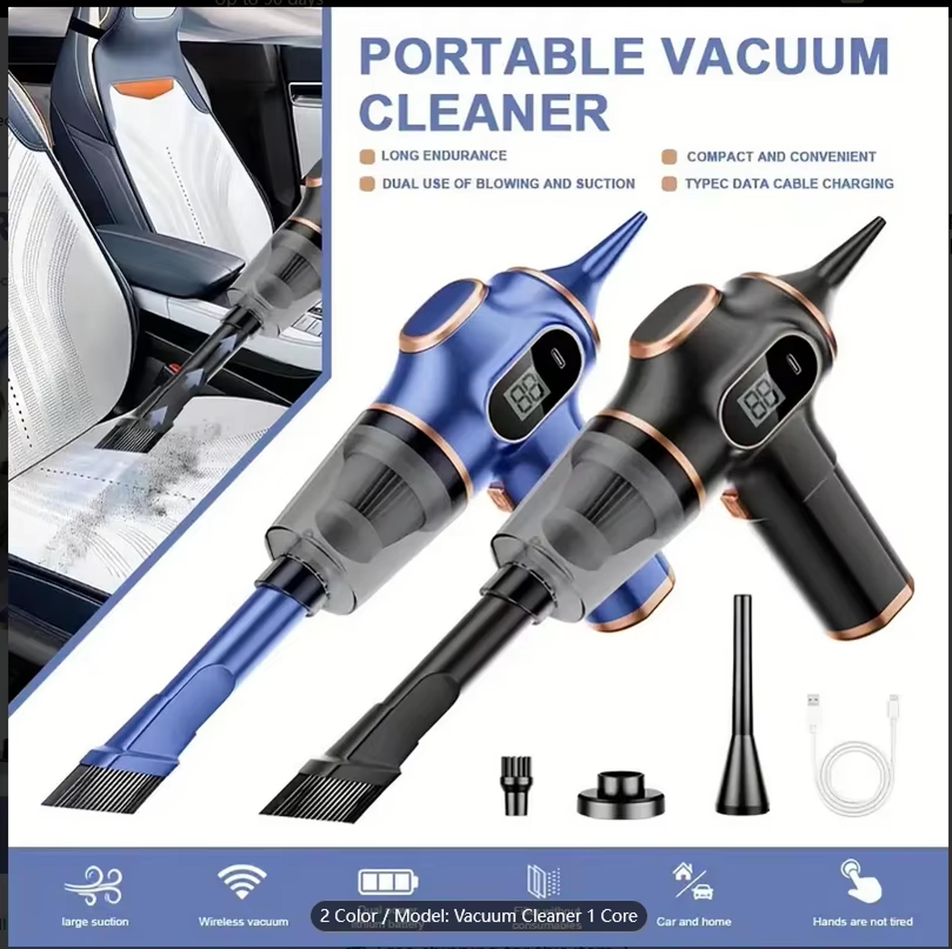 powermax handheld vacuum cleaner cordless portable car and home mini vacuum