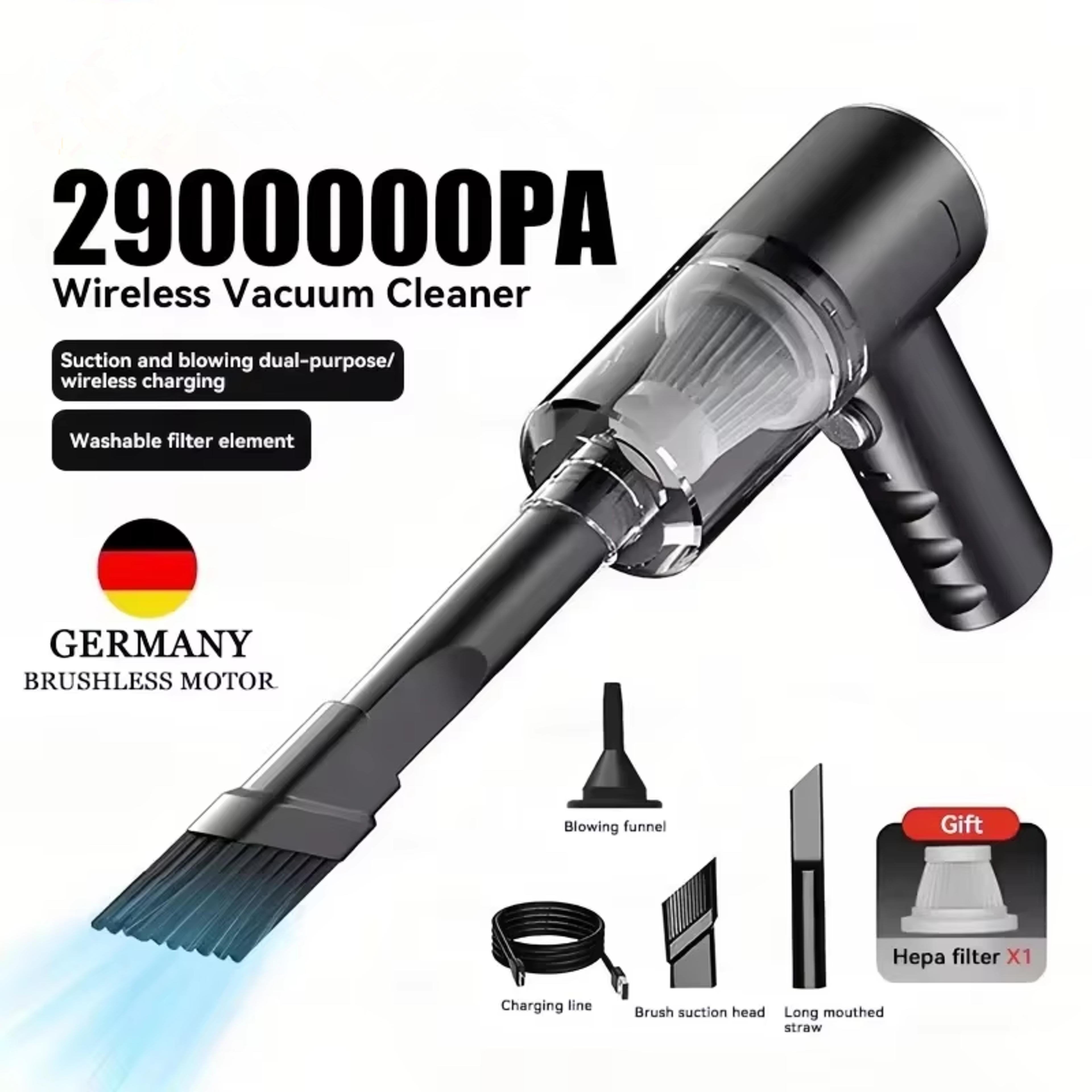 cordless car vacuum handheld vacuum cleaner with blower and air pump