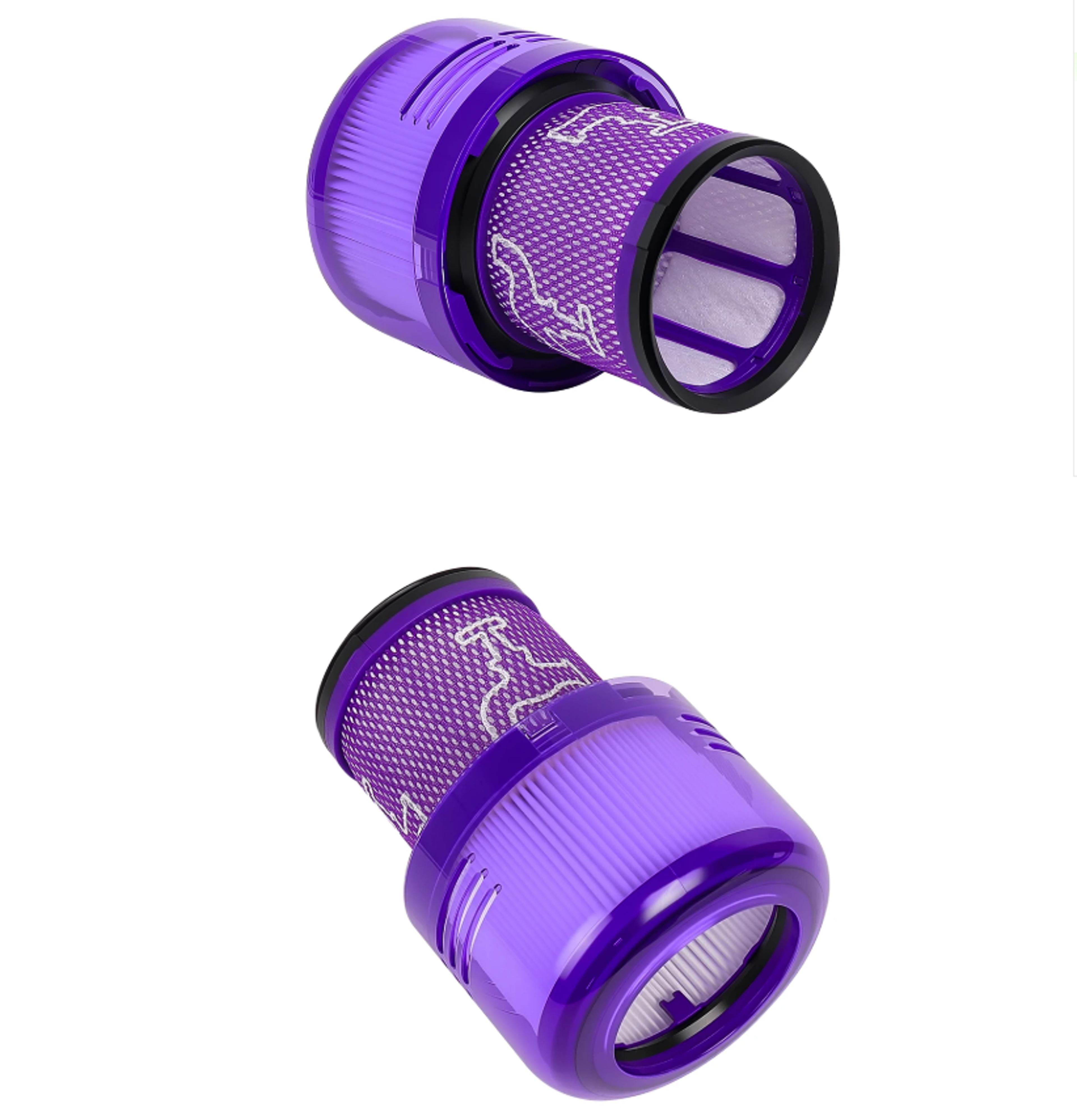 washable dyson filter replacement for animal, torque drive & dyson filter compatible vacuums