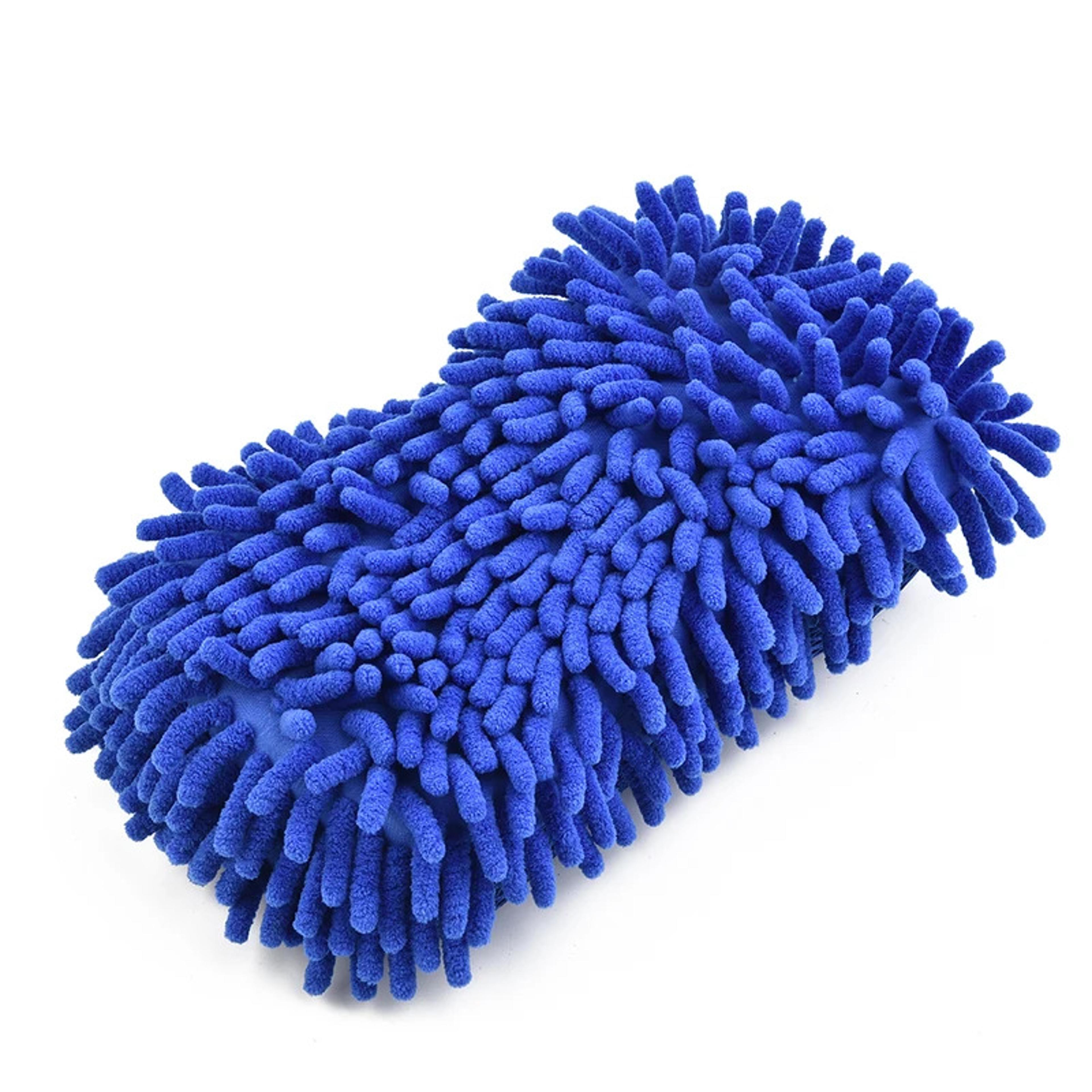 ultra soft microfiber car wash mitt chenille wash sponge for scratch autofree car cleaning
