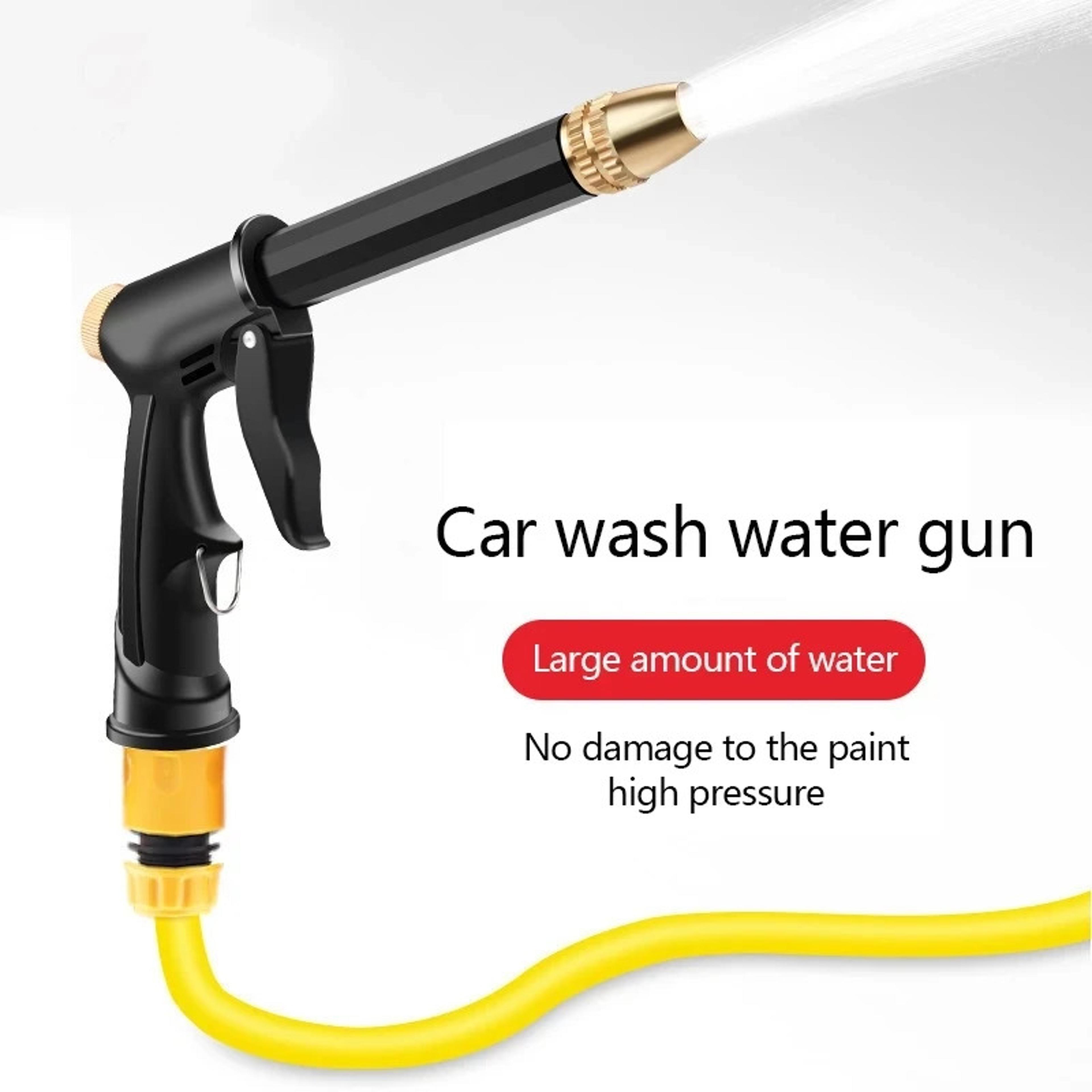 universal high pressure hose nozzle adjustable car wash spray gun for garden watering and cleaning