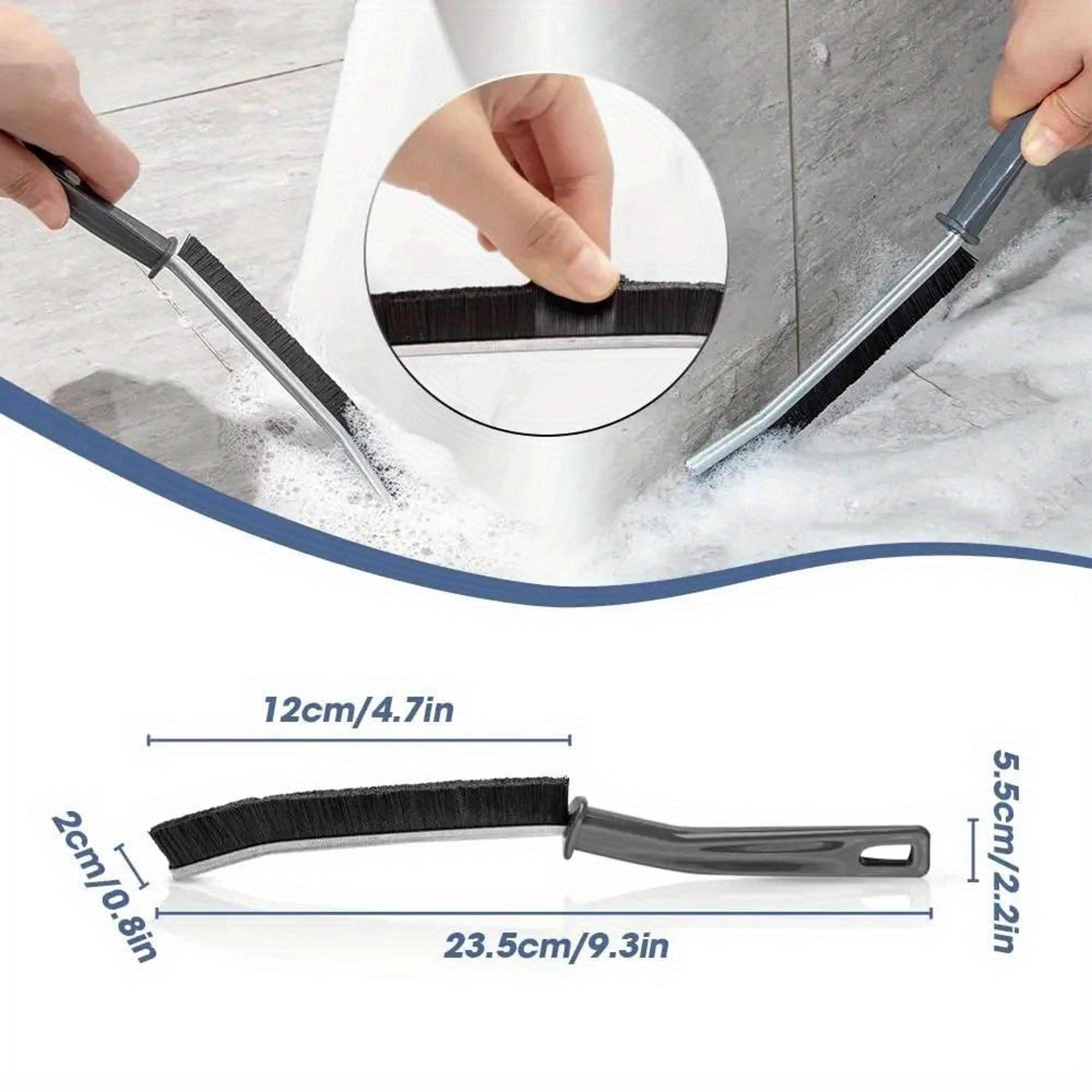 deep clean crevice cleaning brush hard bristle grout and gap scrub tool
