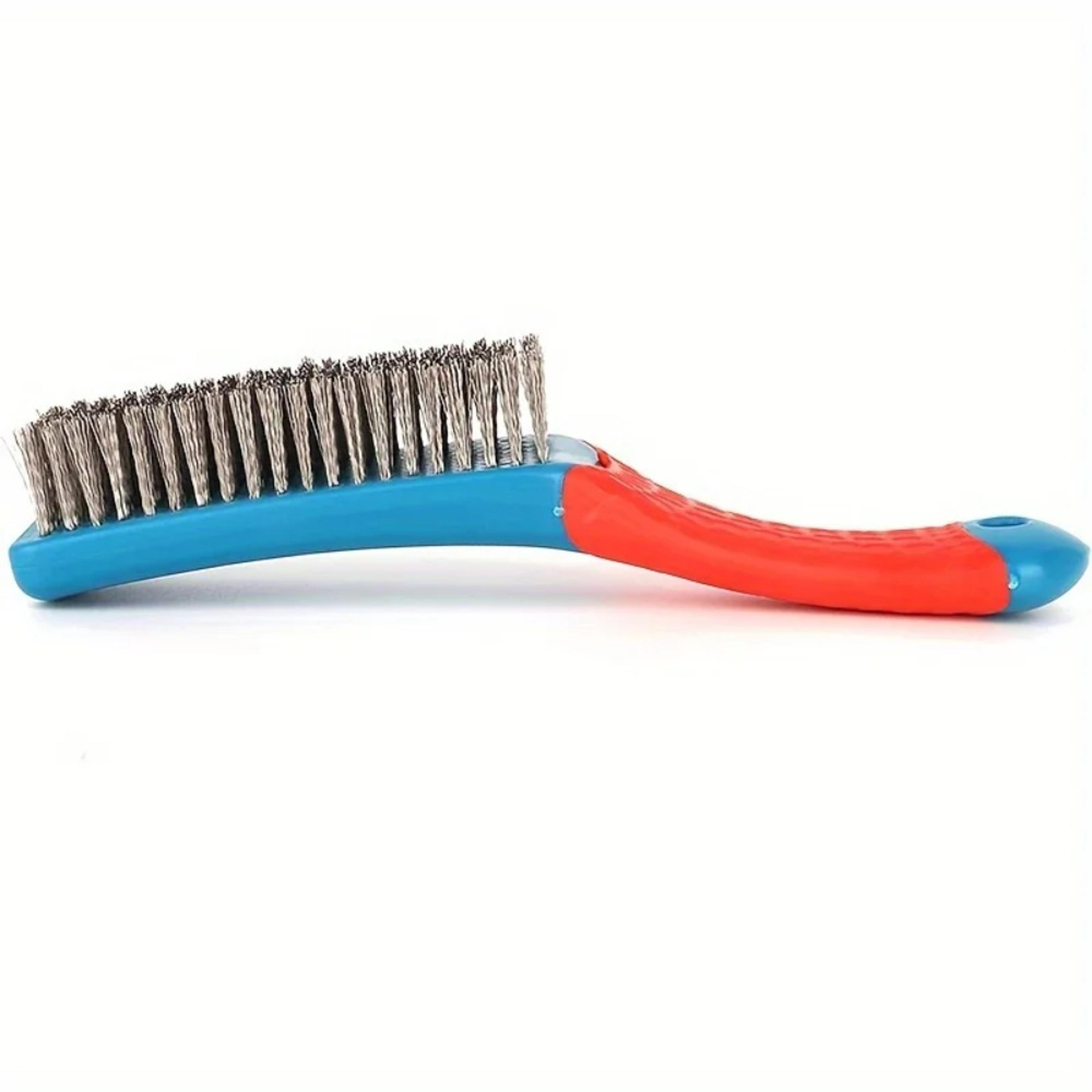 heavy duty stainless steel wire brush for rust removal and welding slag cleaning