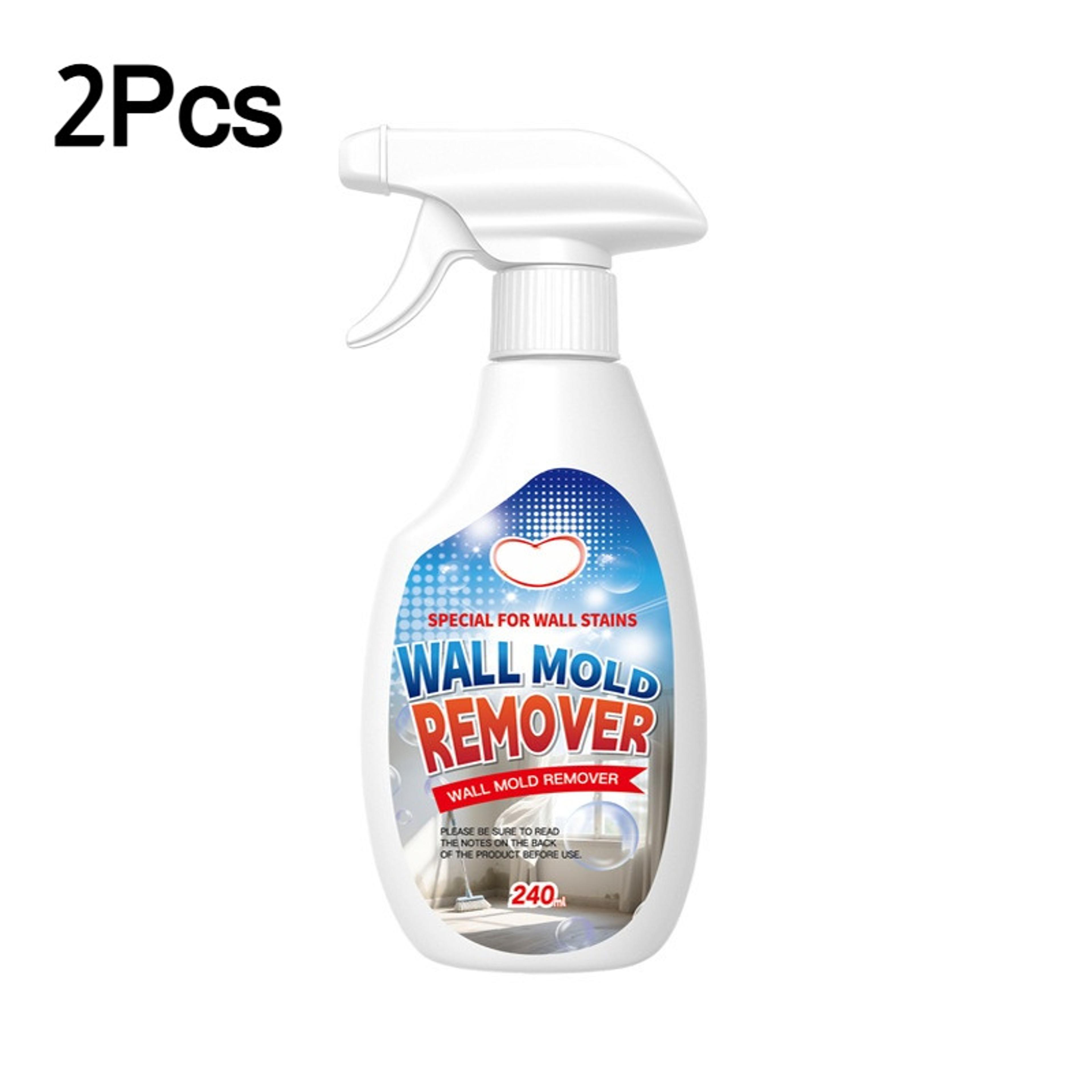 wall mold remover spray fast-acting mildew stain cleaner for bathrooms, kitchens & white walls