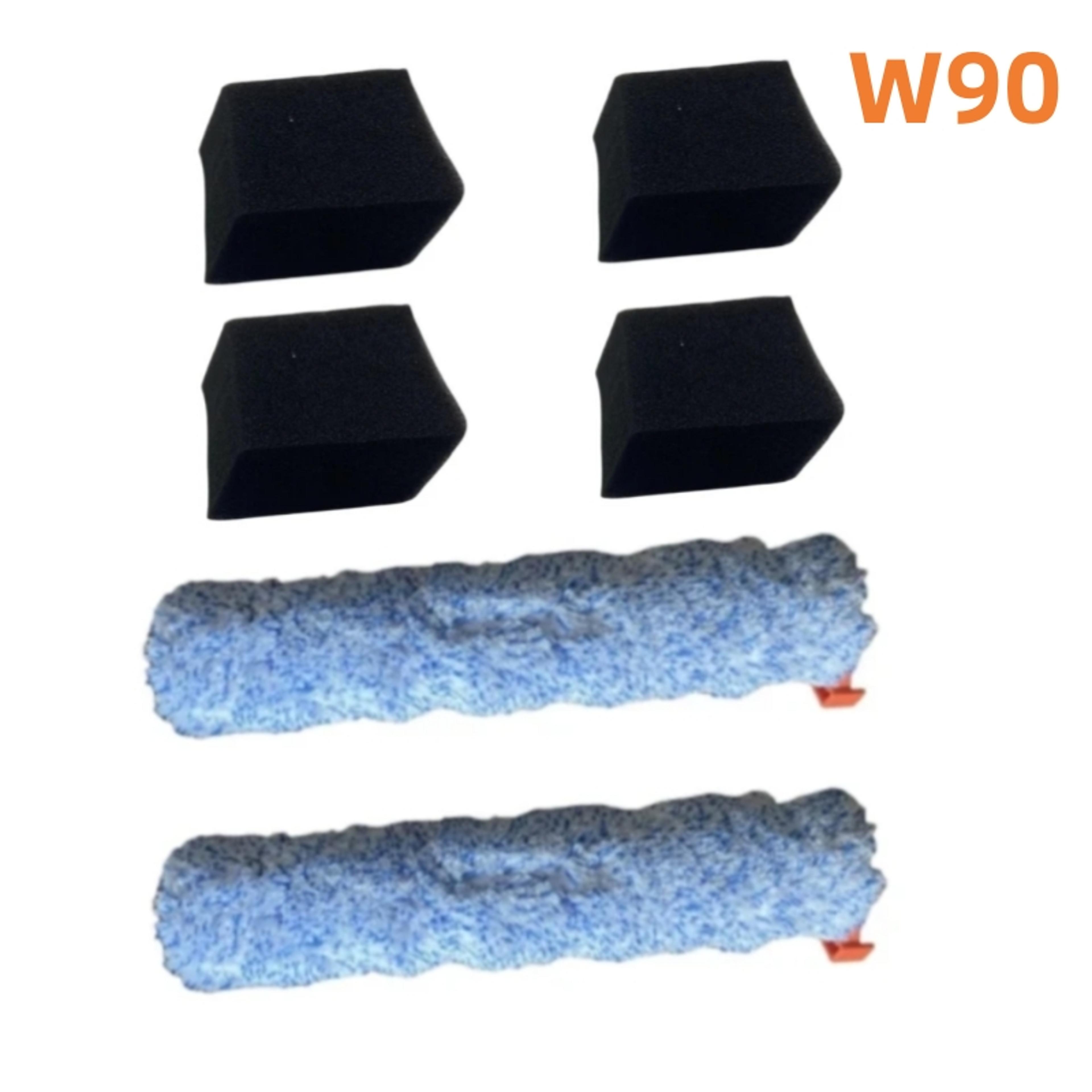 replacement roller brush & sponge filter kit for wet dry vacuum cleaner