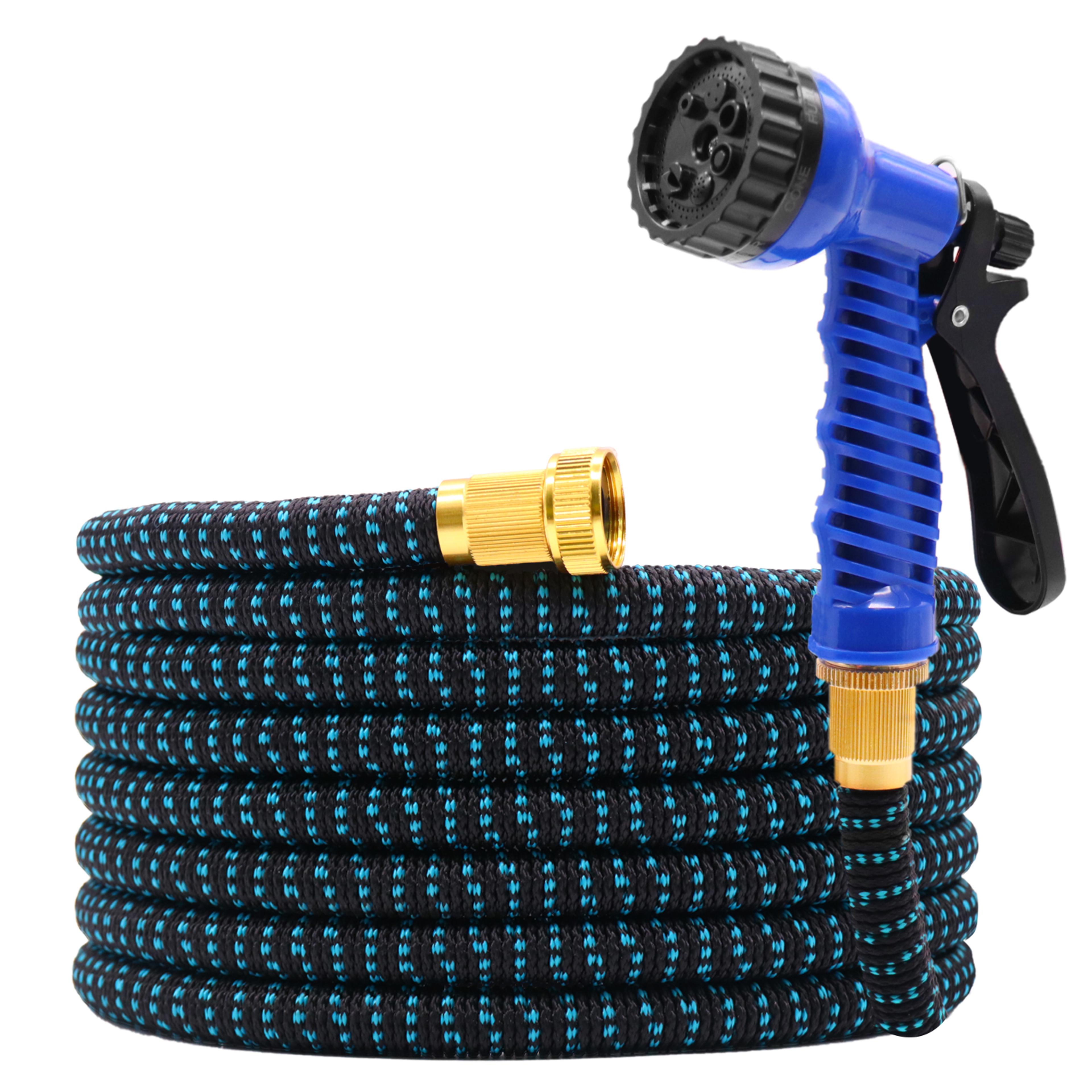 gardenjoy expandable garden hose ft with function spray nozzle lightweight kink free garden hose