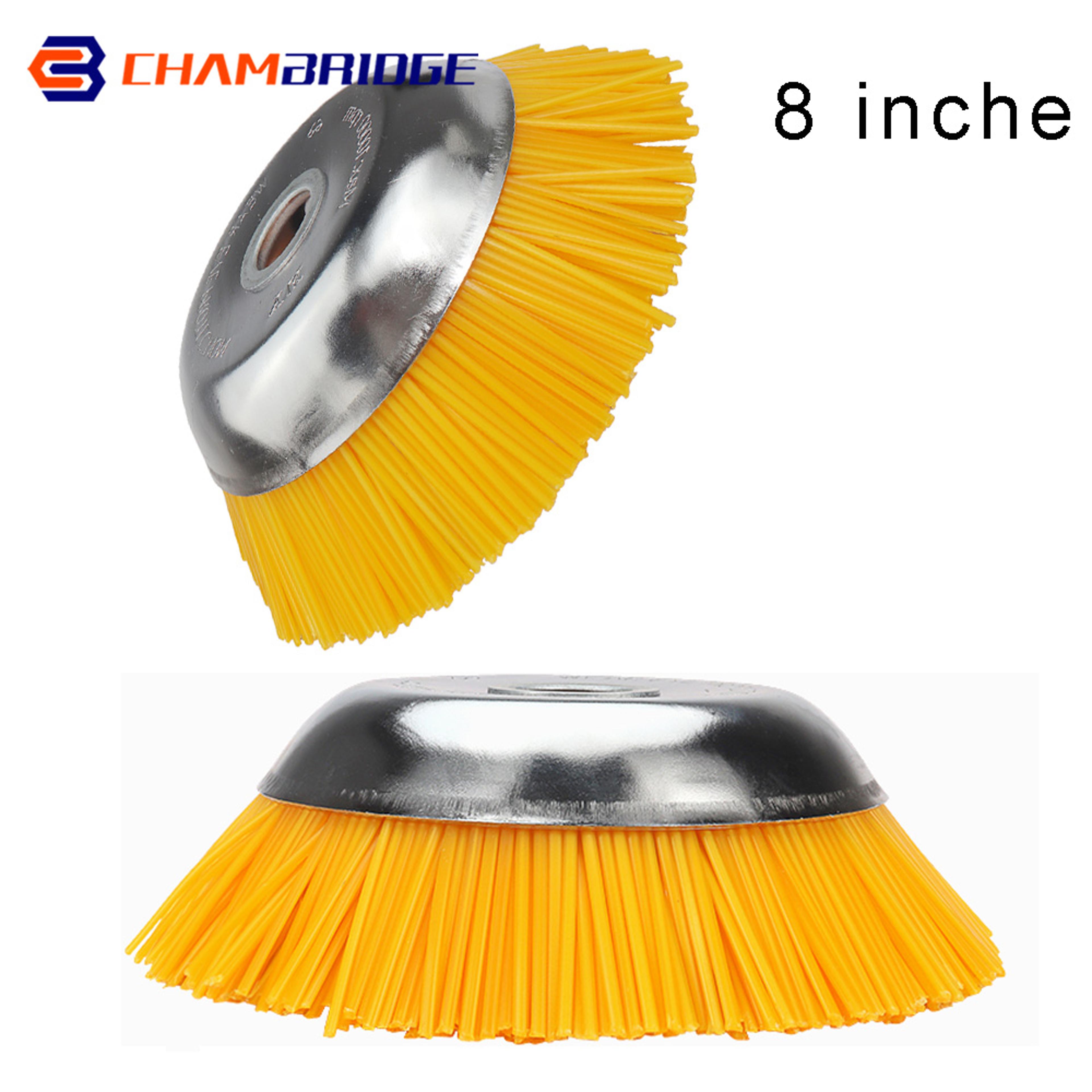 nylon wire wheel weed brush for grass trimmer head garden weeding tool