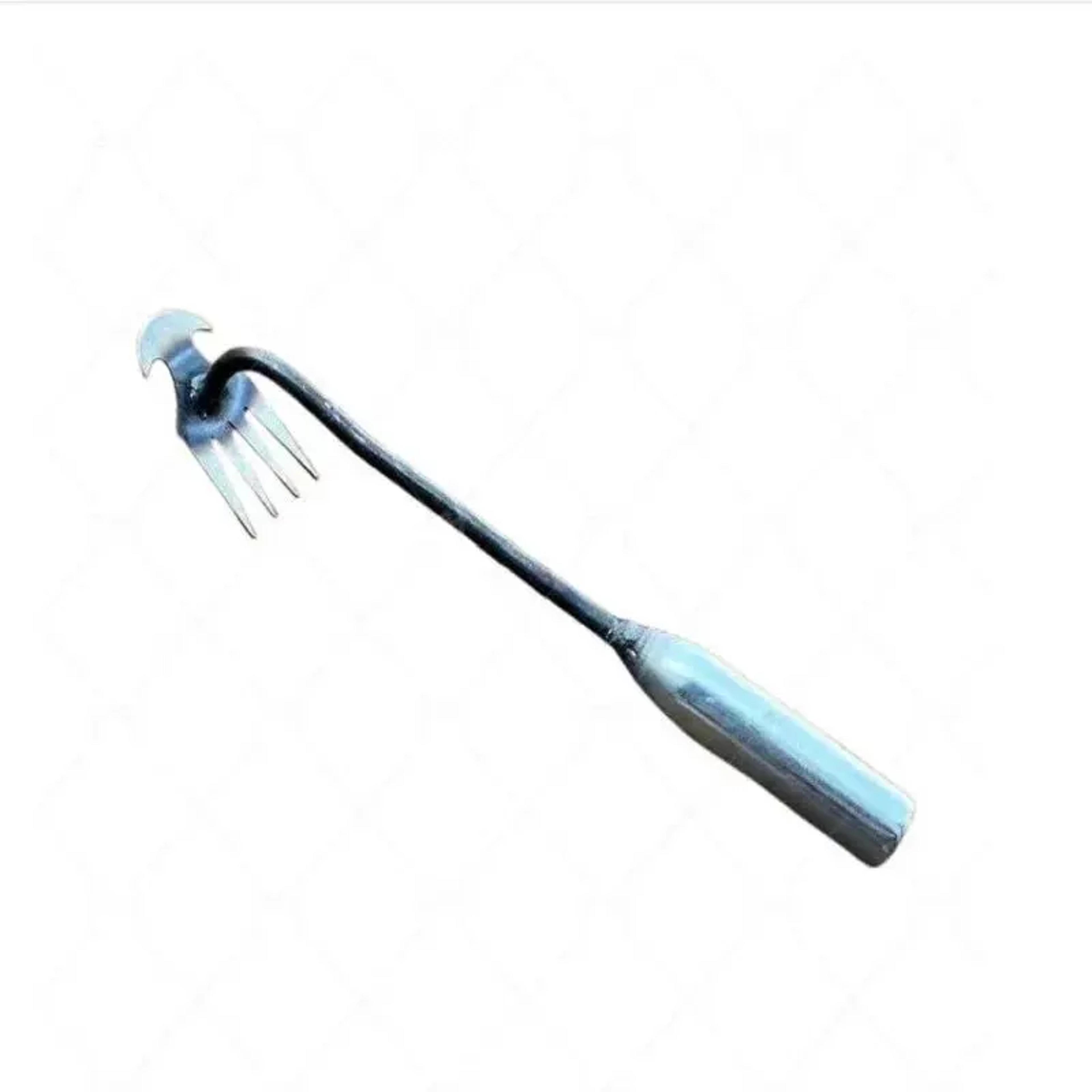 heavy duty garden hoe manganese steel weeding tool for soil loosening & planting