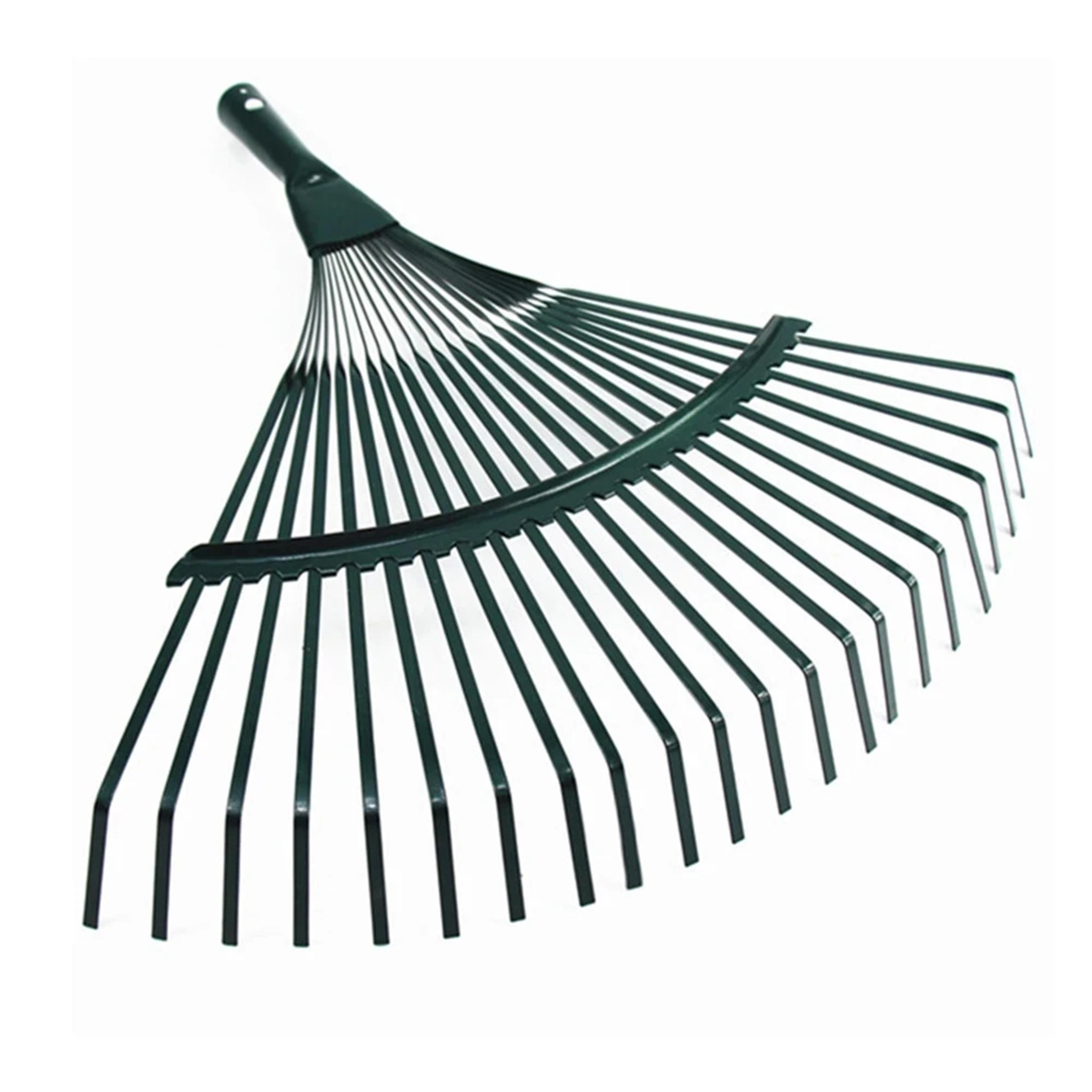 garden leaf rake head for fast lawn & yard cleanup without handle