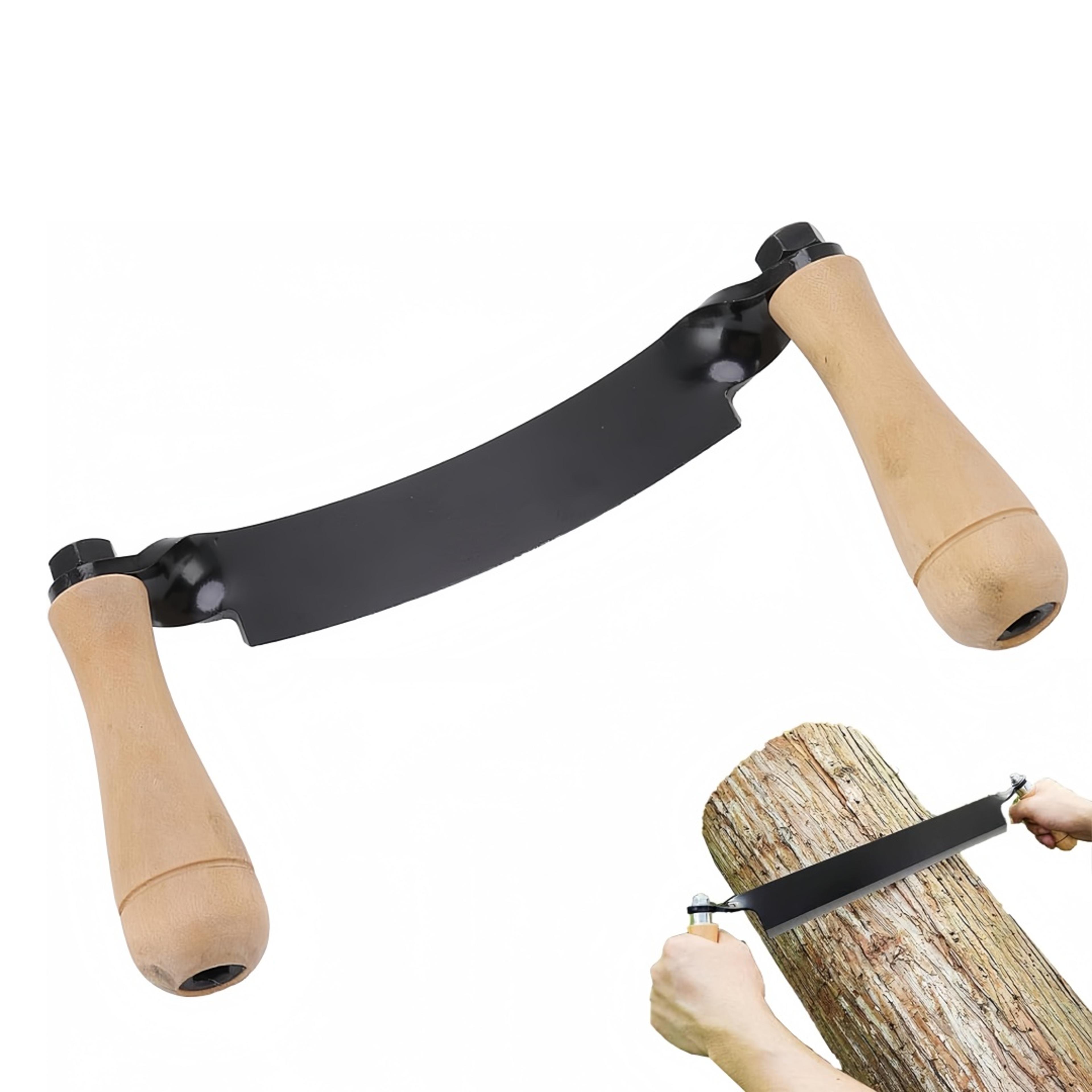 ergonomic bark removal tool draw shave tool for tree debarking & woodworking