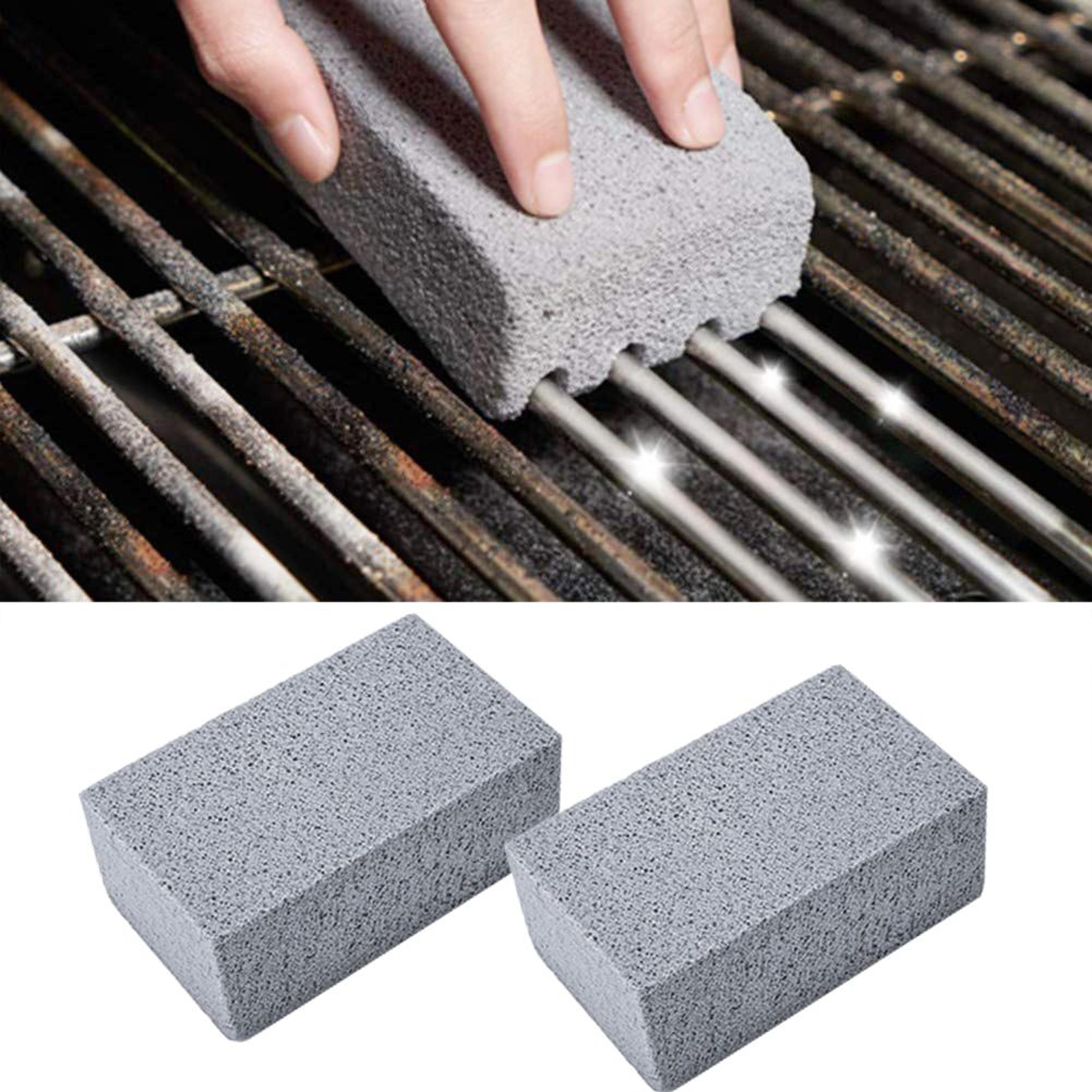 heavy duty bbq grill cleaning brick pumice grill cleaning stone for bbq grills, griddles & grill racks