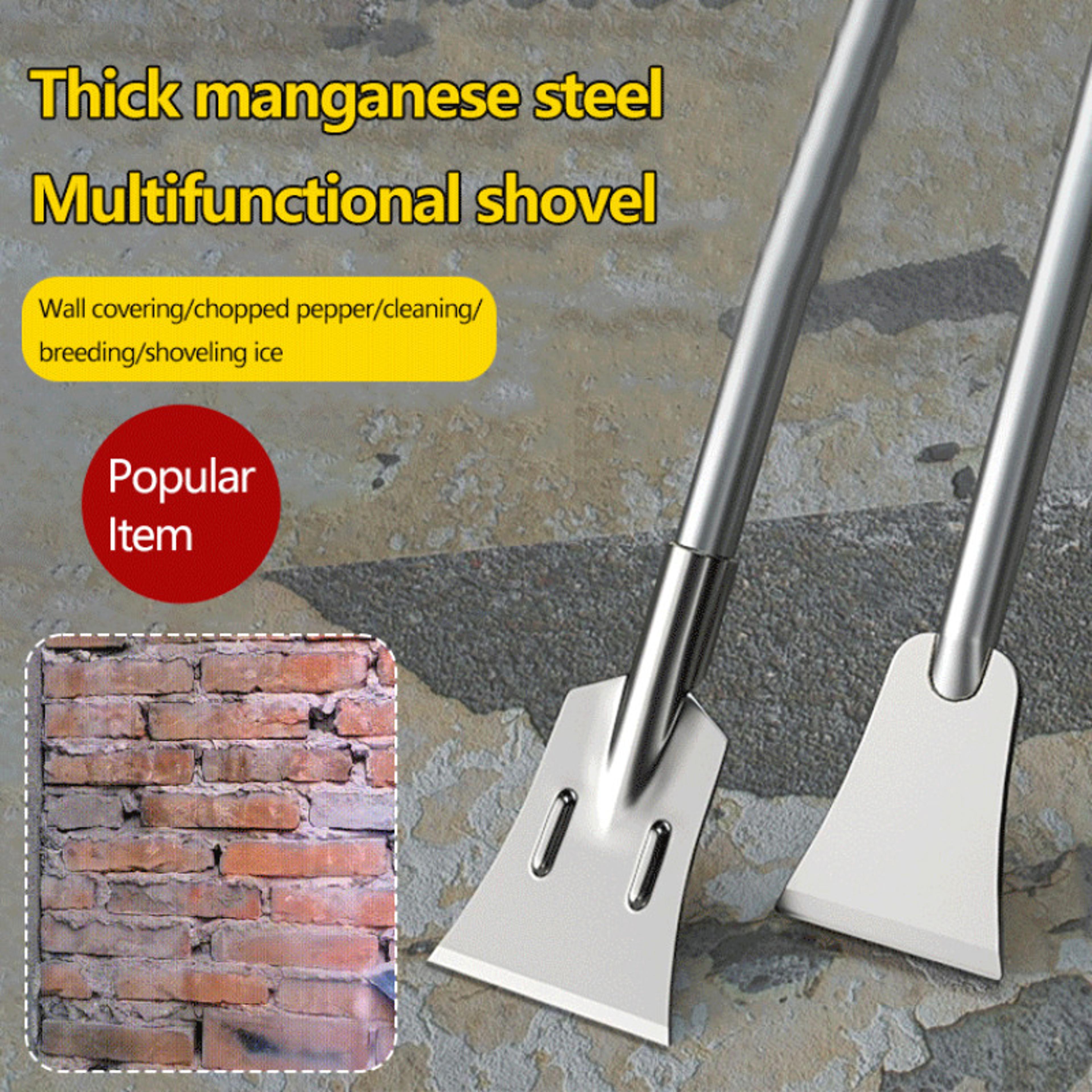 ultra thin putty knife manganese steel paint scraper for cement, wall repair & diy projects