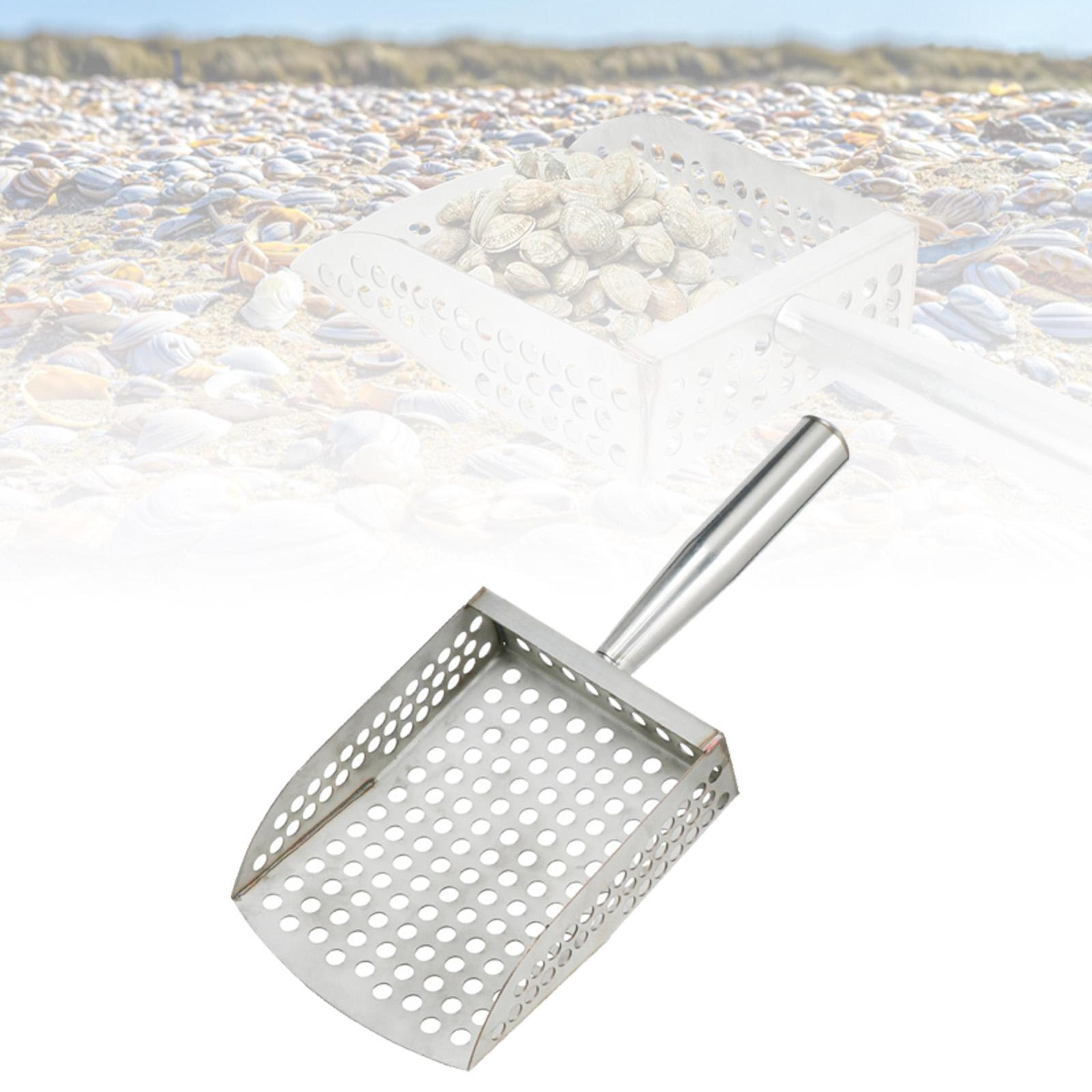 beach sand scoop for metal detecting heavy duty handheld sand sifter shovel with comfortable grip